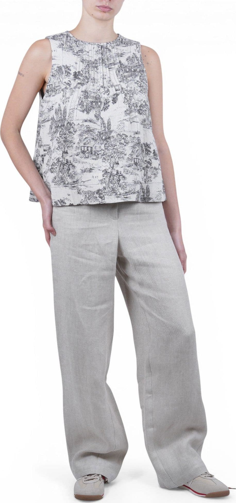 Alysi  - Pantalone - 471198 - Avena - 2