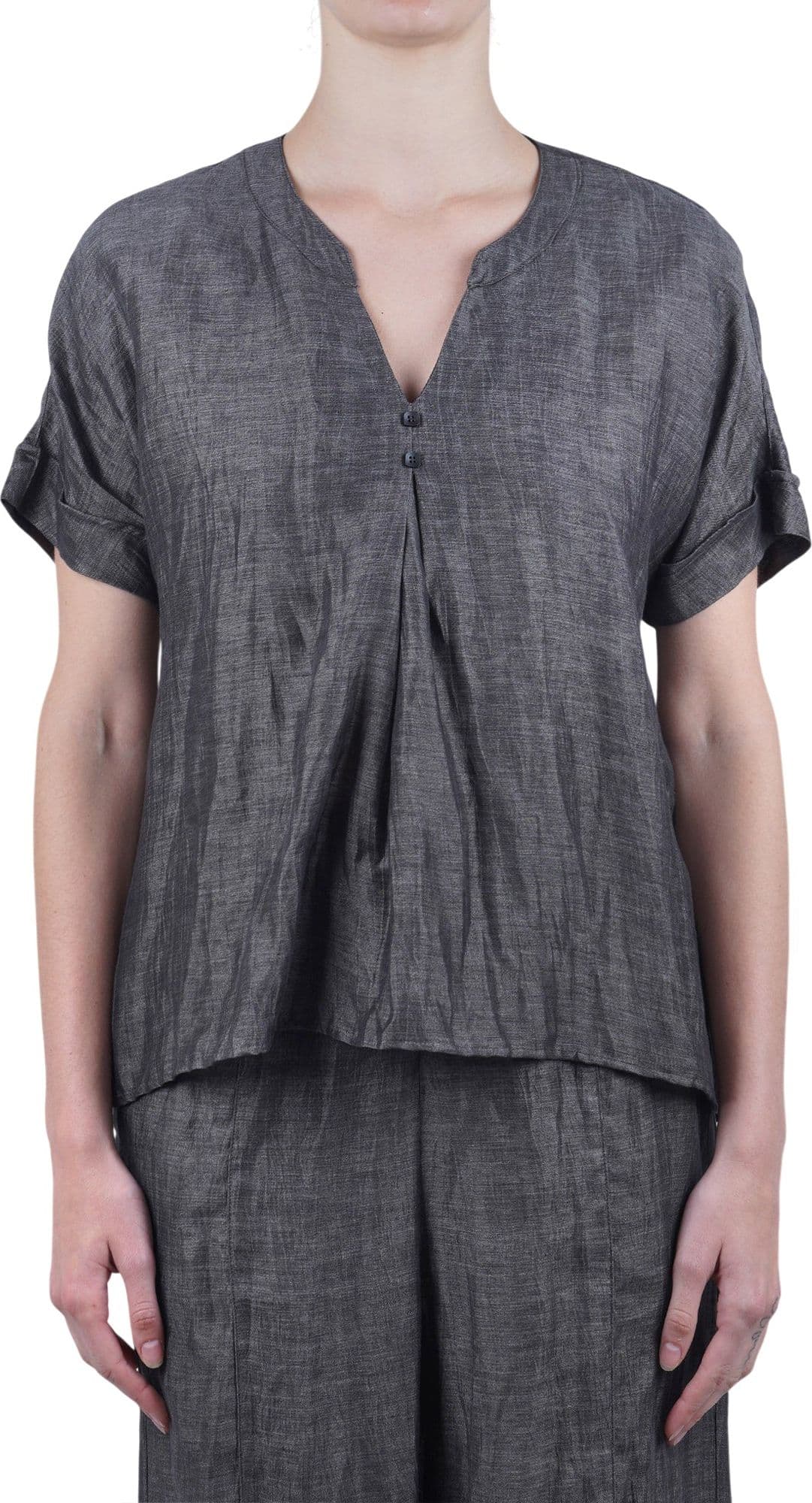 ALESSIA SANTI Alessia Santi - Blusa - 470186 - Grigio scuro - 3