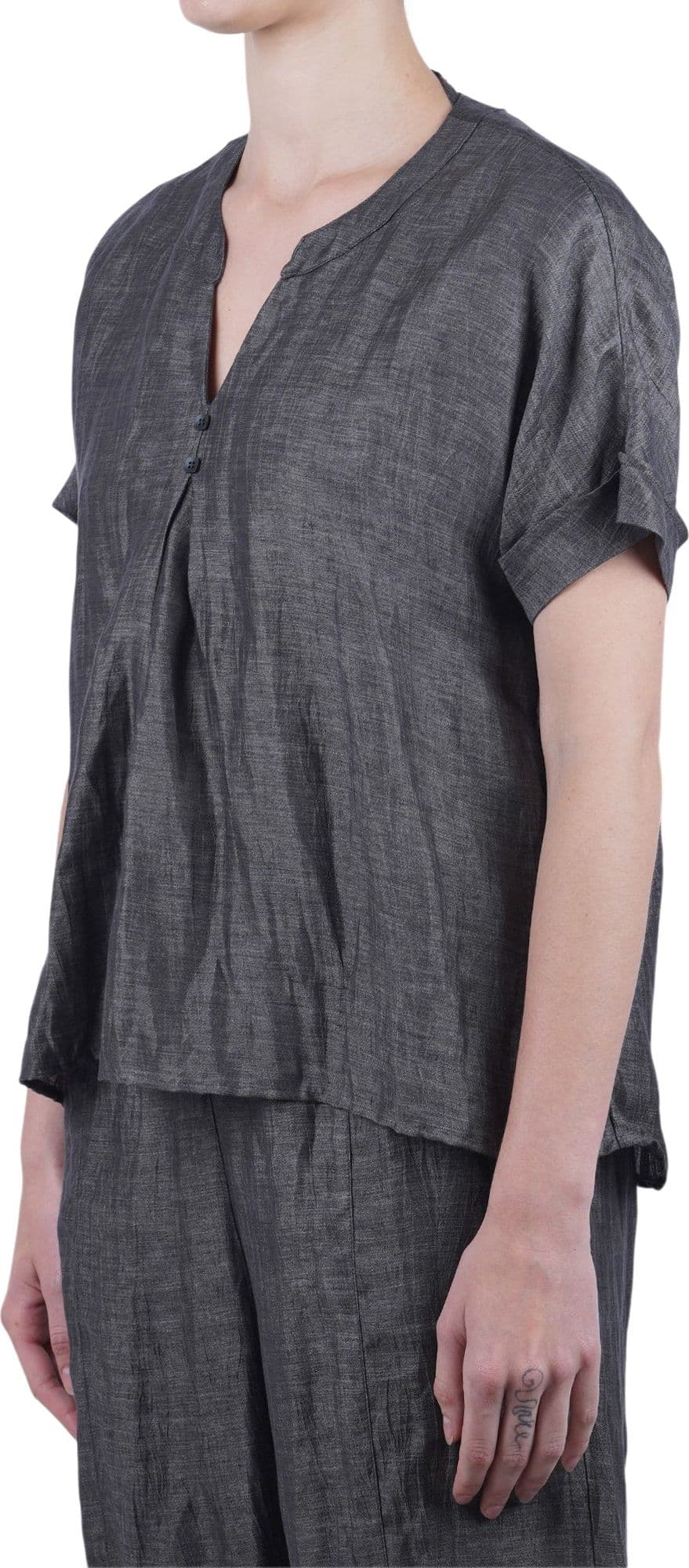 ALESSIA SANTI Alessia Santi - Blusa - 470186 - Grigio scuro - 4