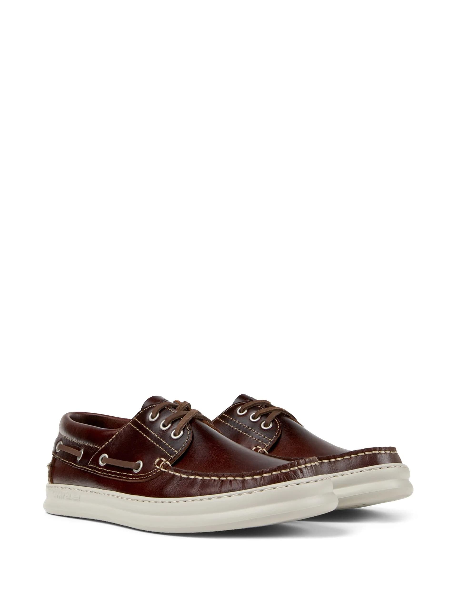 CAMPER Camper - Scarpe Stringate in Pelle Marrone - 4