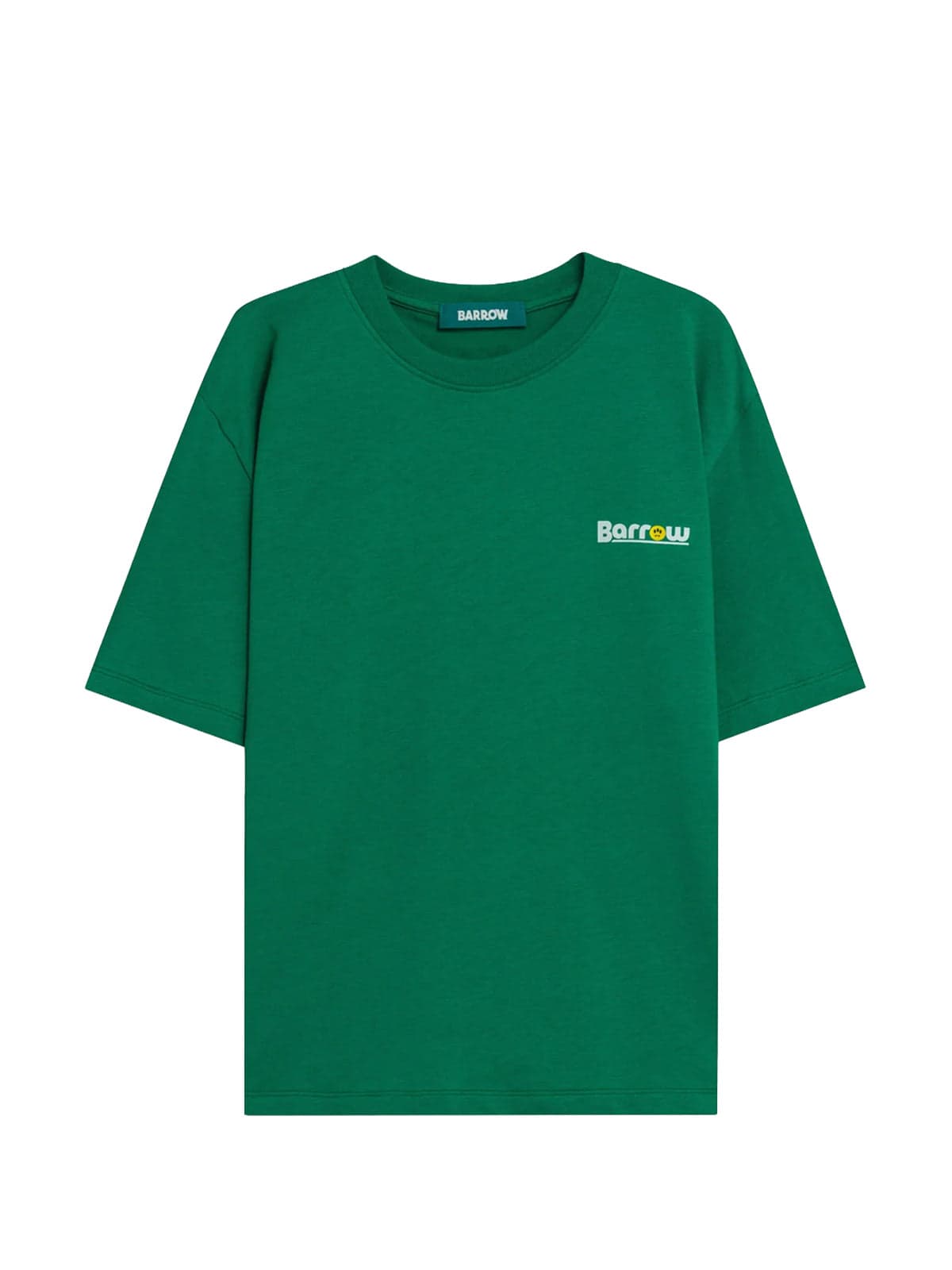 BARROW Barrow - T-Shirt Bianca e Verde da Donna - 5