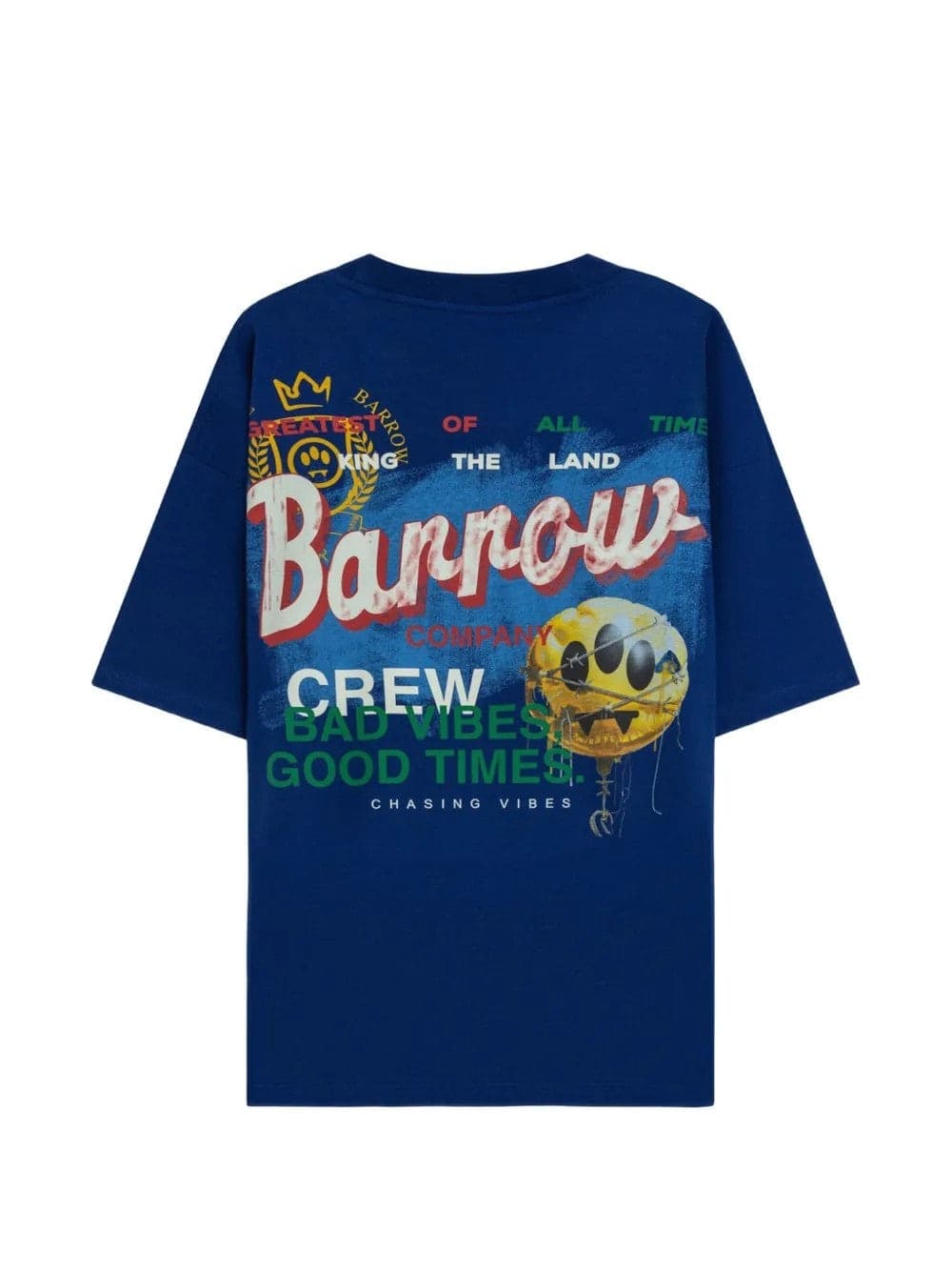 BARROW Barrow - T-Shirt Moderna Bianca e Blu da Donna - 2