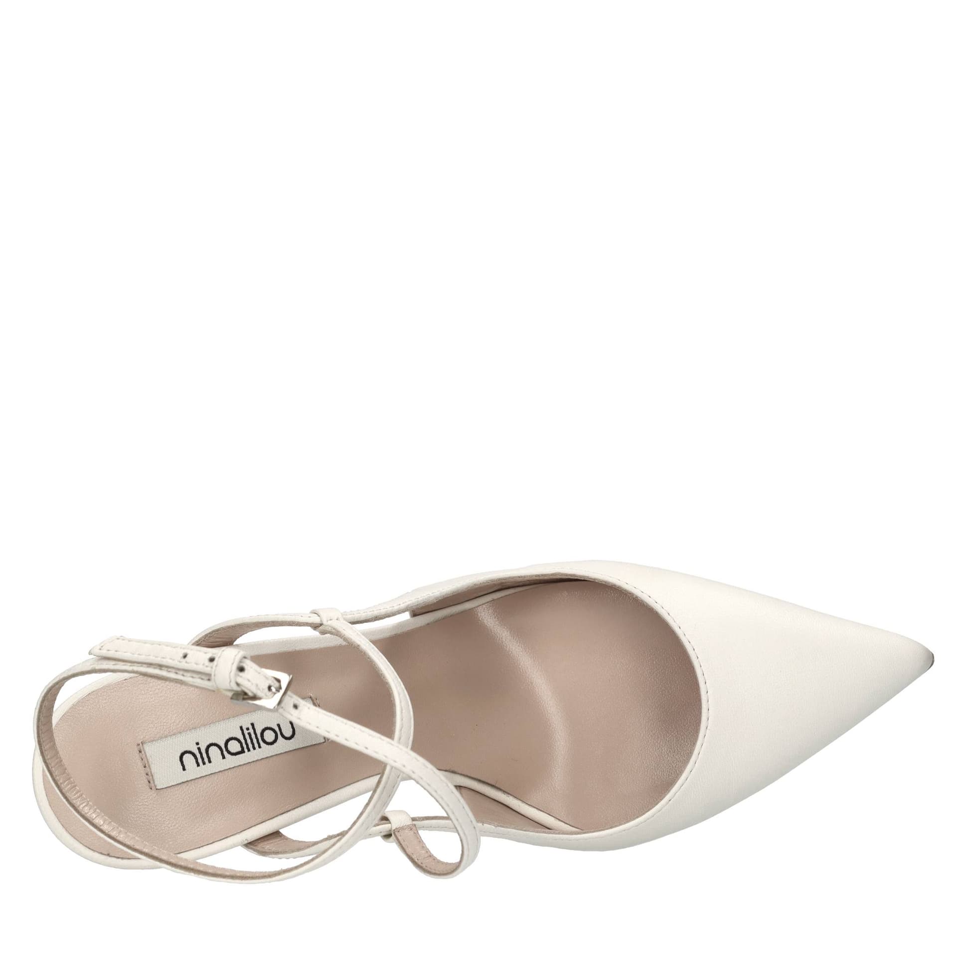 Ninalilou  Scarpe con Tacco Bianco - 5