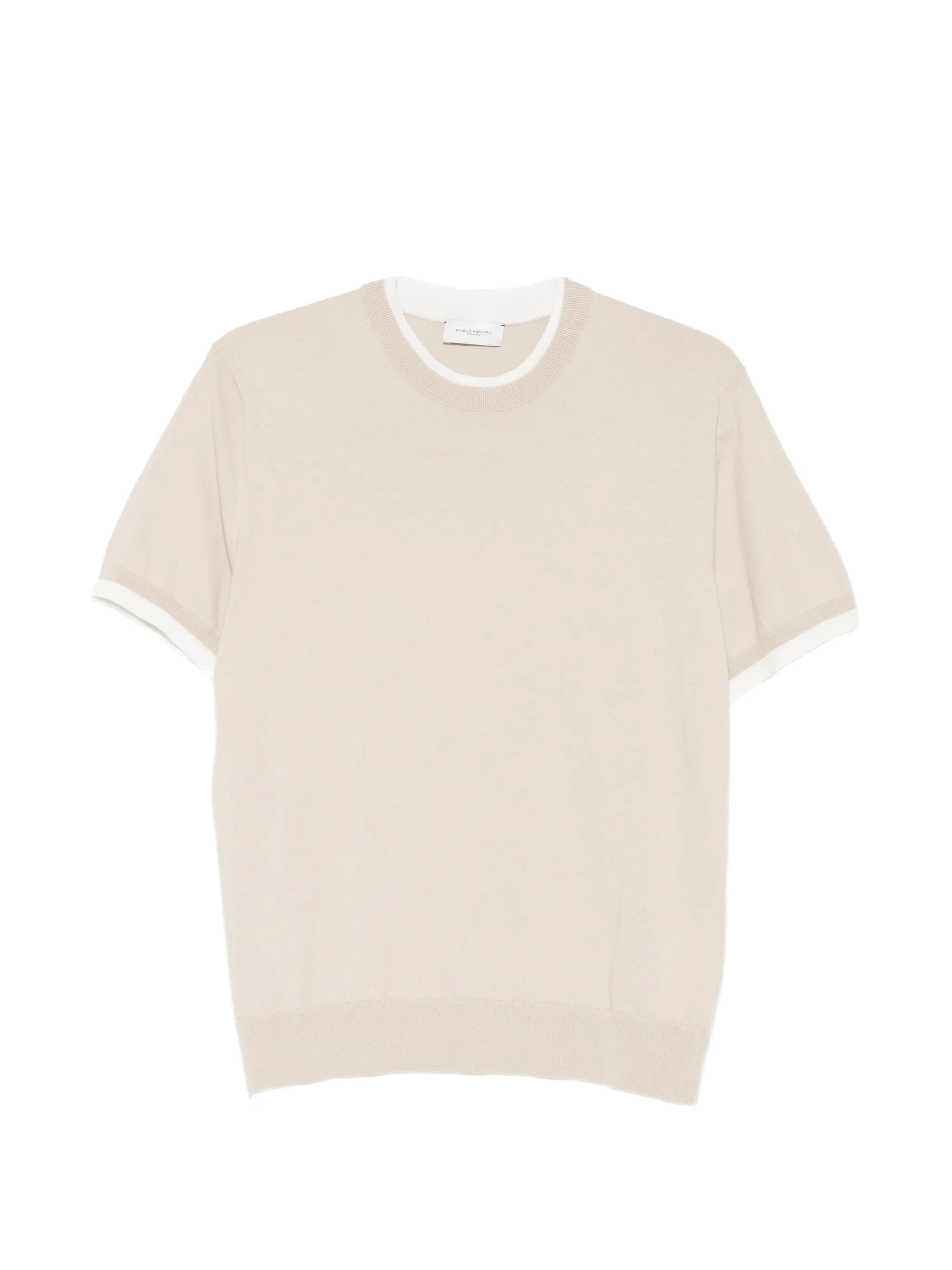 PAOLO PECORA Paolo Pecora - Maglia Beige da Uomo