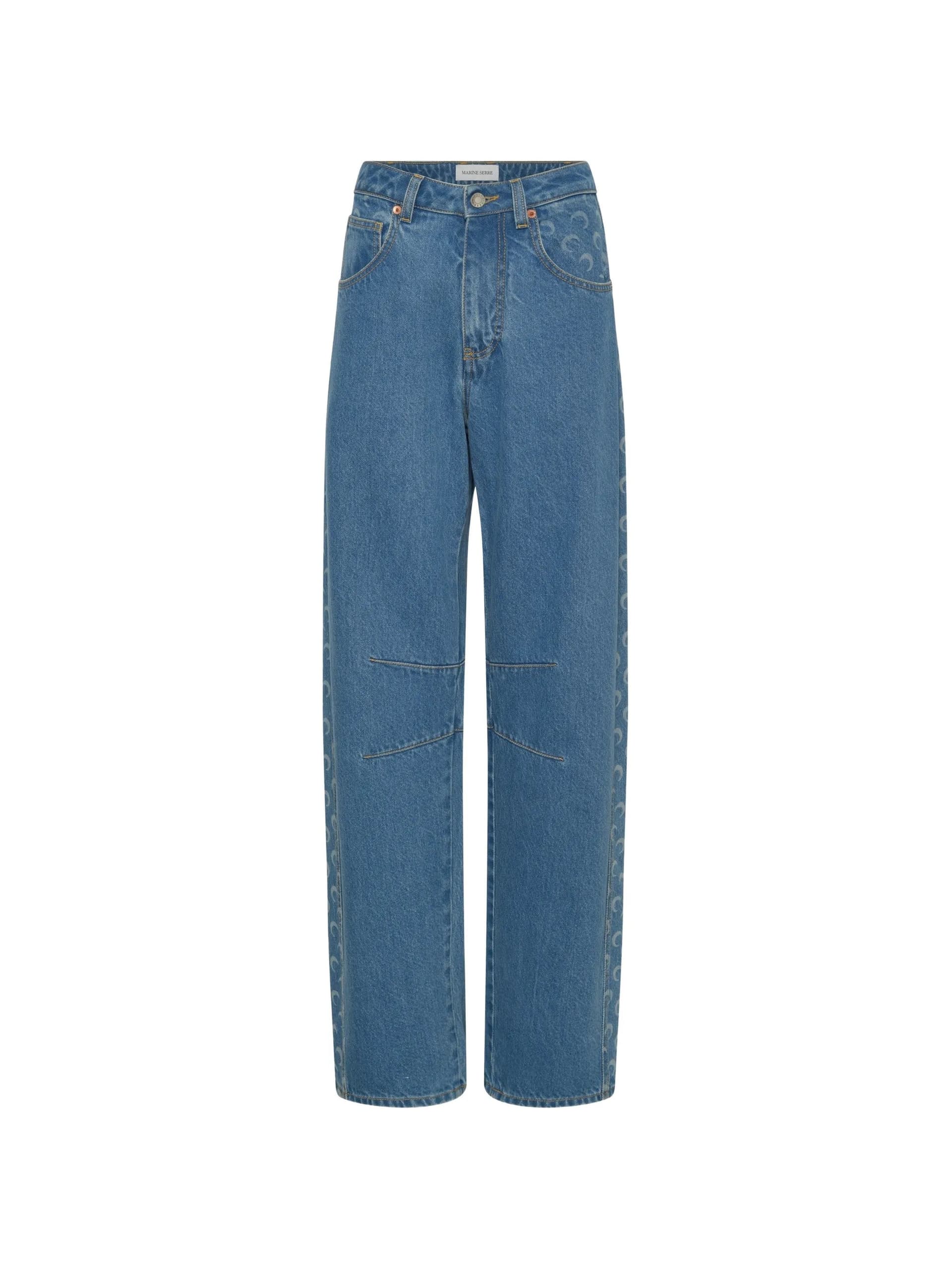 MARINE SERRE Marine Serre - Pantaloni Blu da Donna - 3