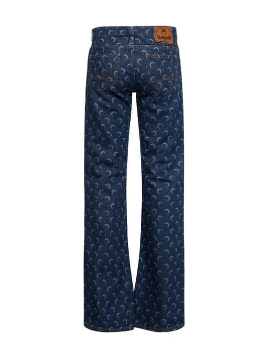 MARINE SERRE Marine Serre - Pantaloni Blu da Donna - 2