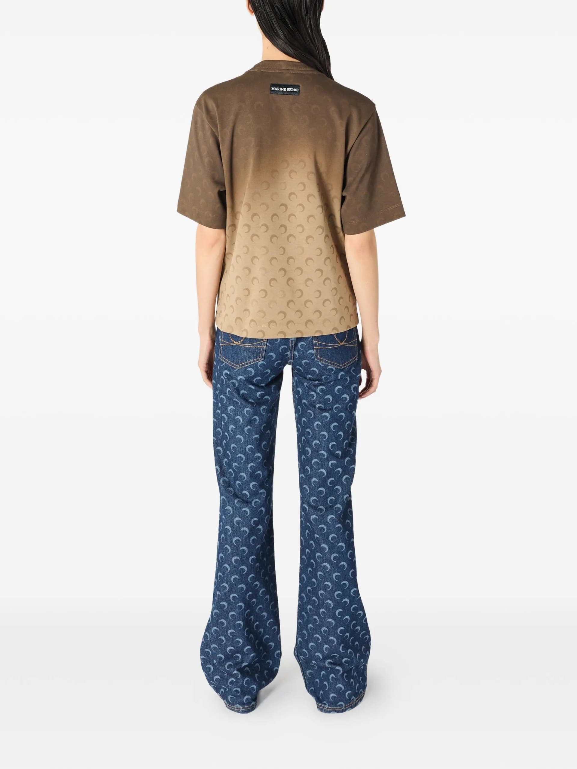 MARINE SERRE Marine Serre - Pantaloni Blu da Donna - 5