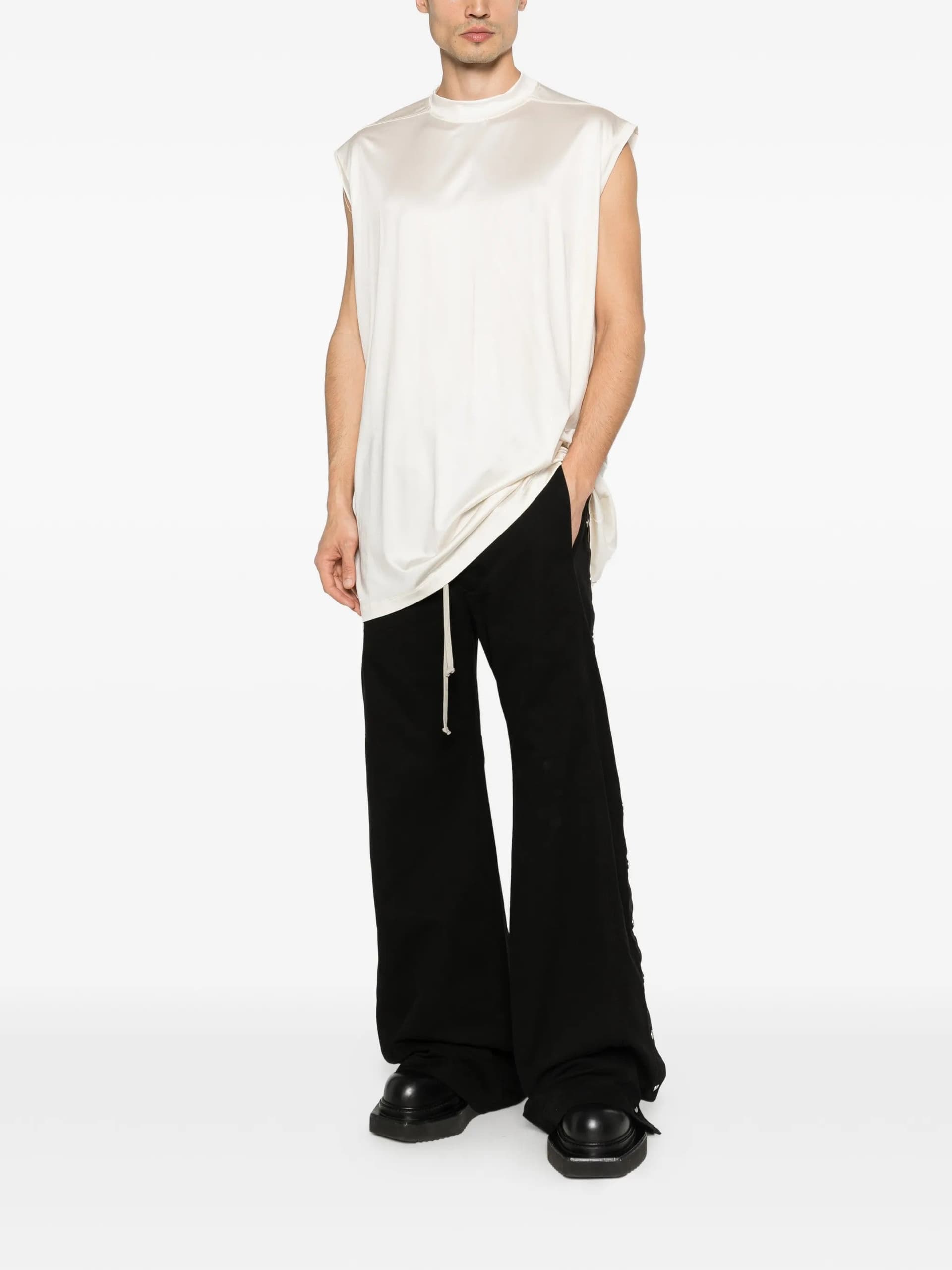 RICK OWENS DRKSHW Rick Owens DRKSHDW - Pantaloni Neri da Uomo - 4