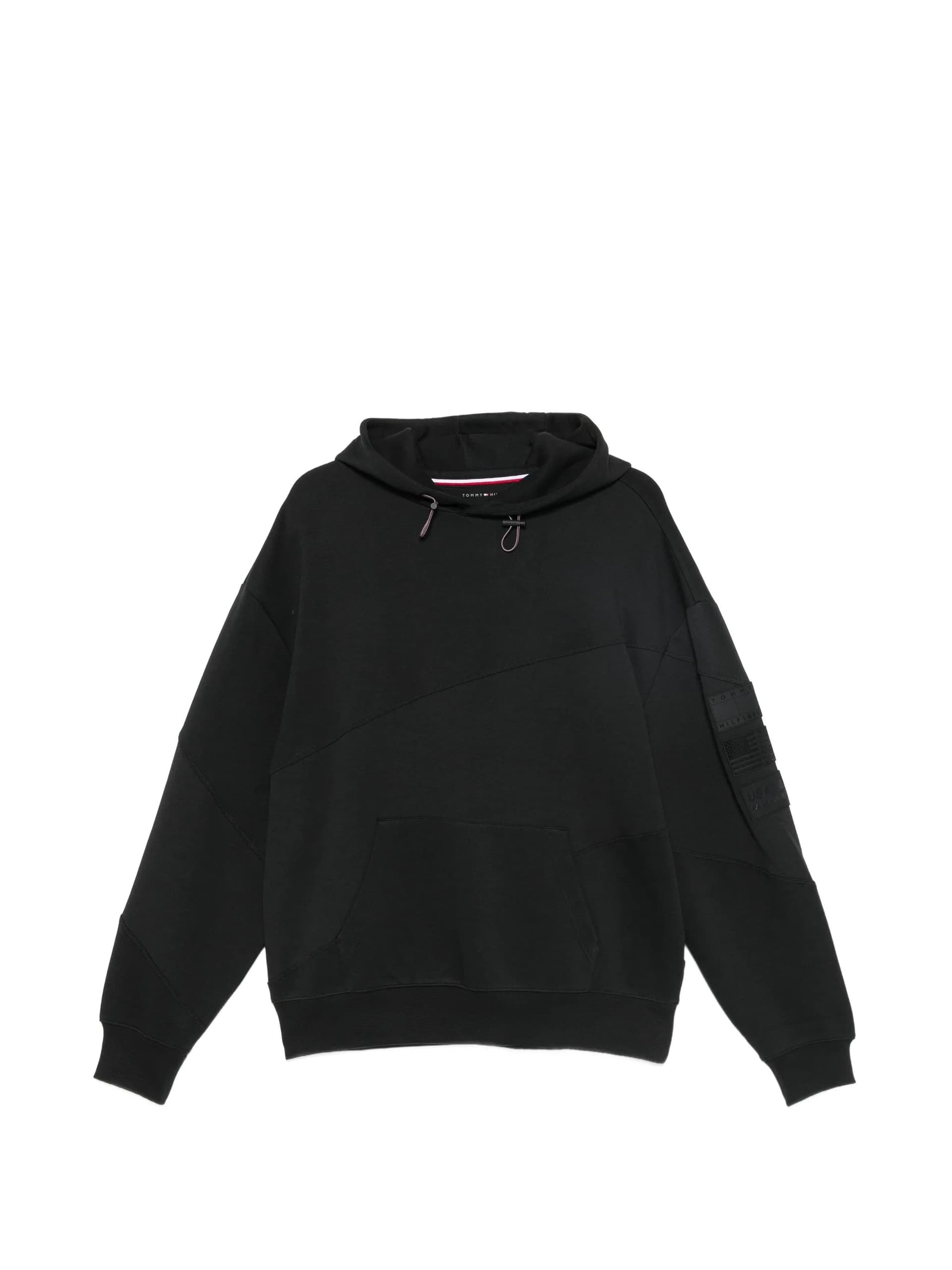 Tommy Hilfiger  - Felpa Nera da Uomo - 4