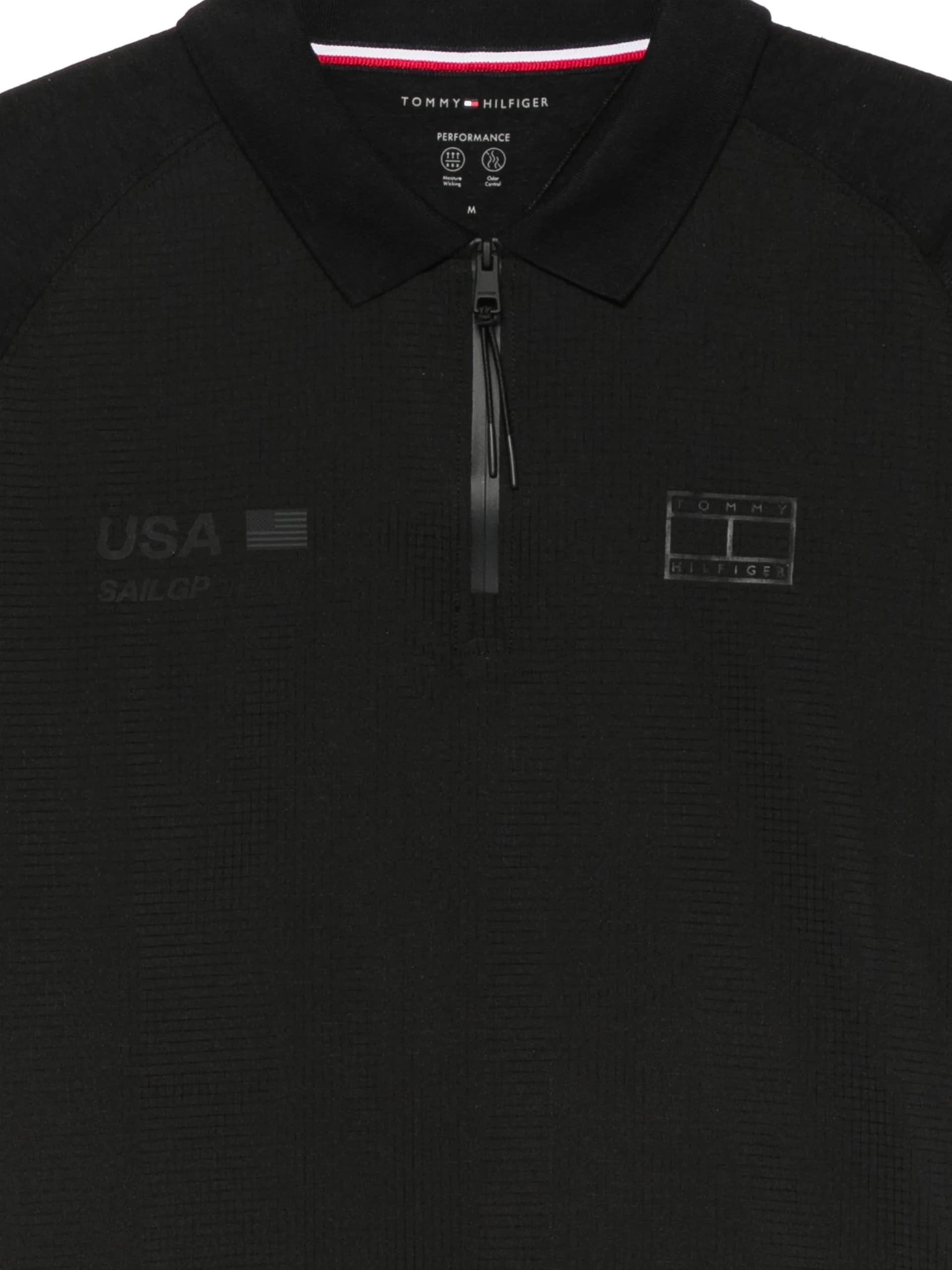 Tommy Hilfiger  - Polo Nera da Uomo - 2