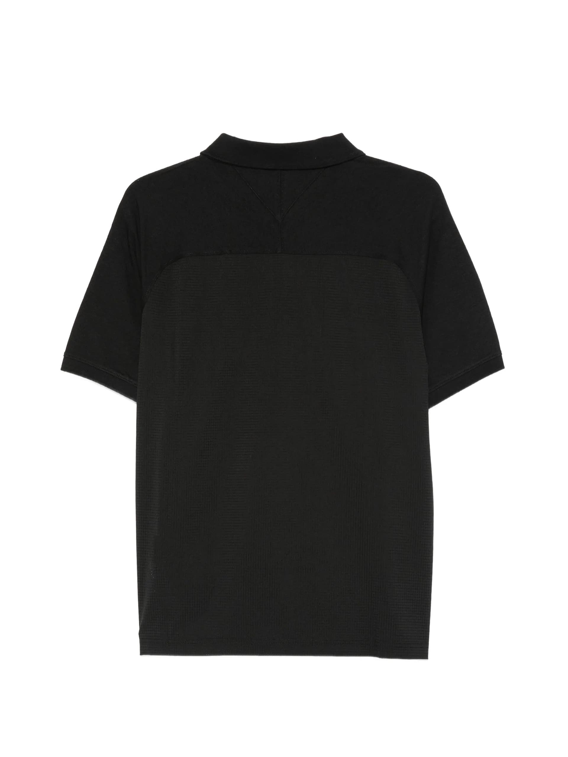 Tommy Hilfiger  - Polo Nera da Uomo - 3