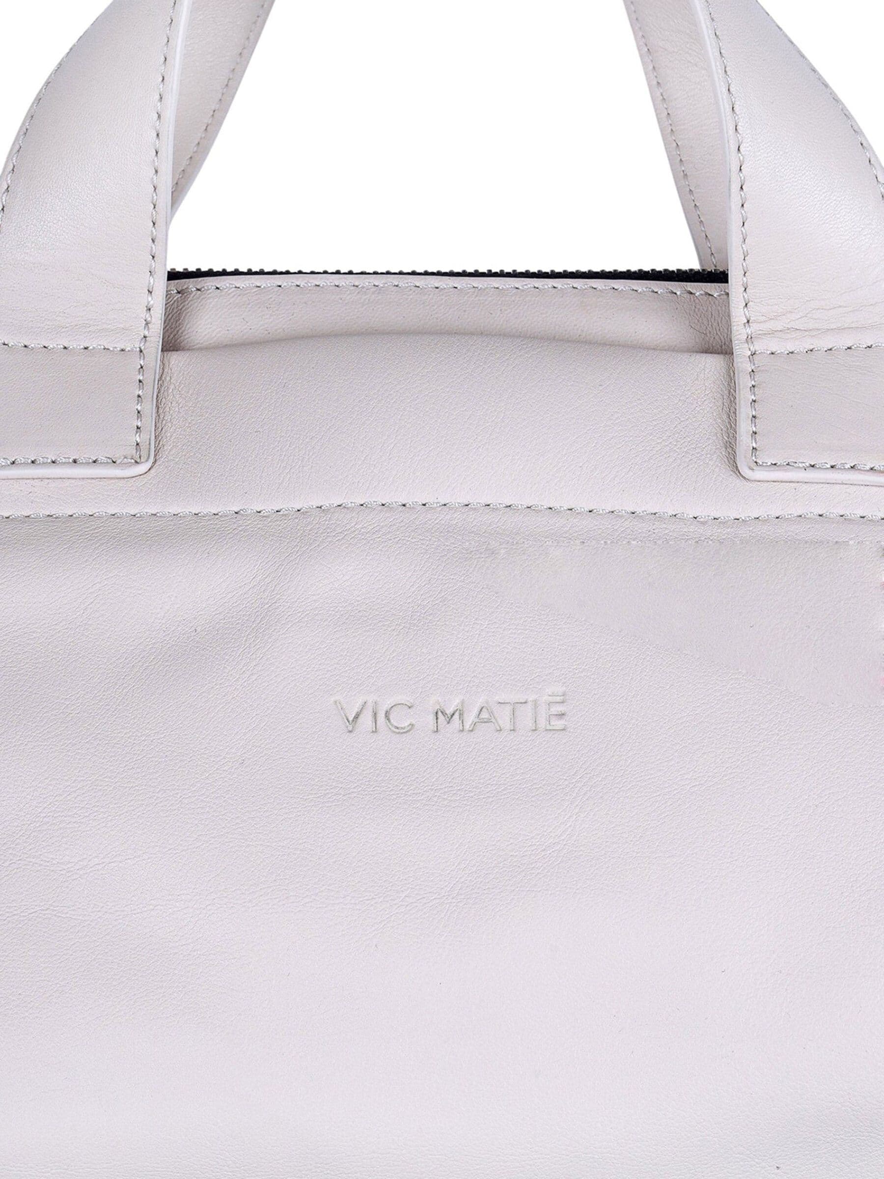 VIC MATIE Vic Matie - Borsa a Spalla Bianca da Donna - 4