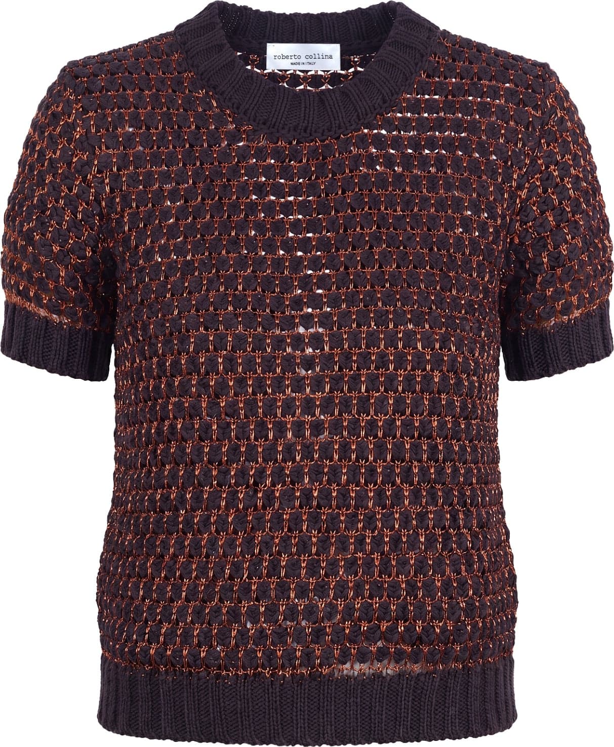 ROBERTO COLLINA Roberto Collina - T-shirt - 470392 - Moro/Tabacco