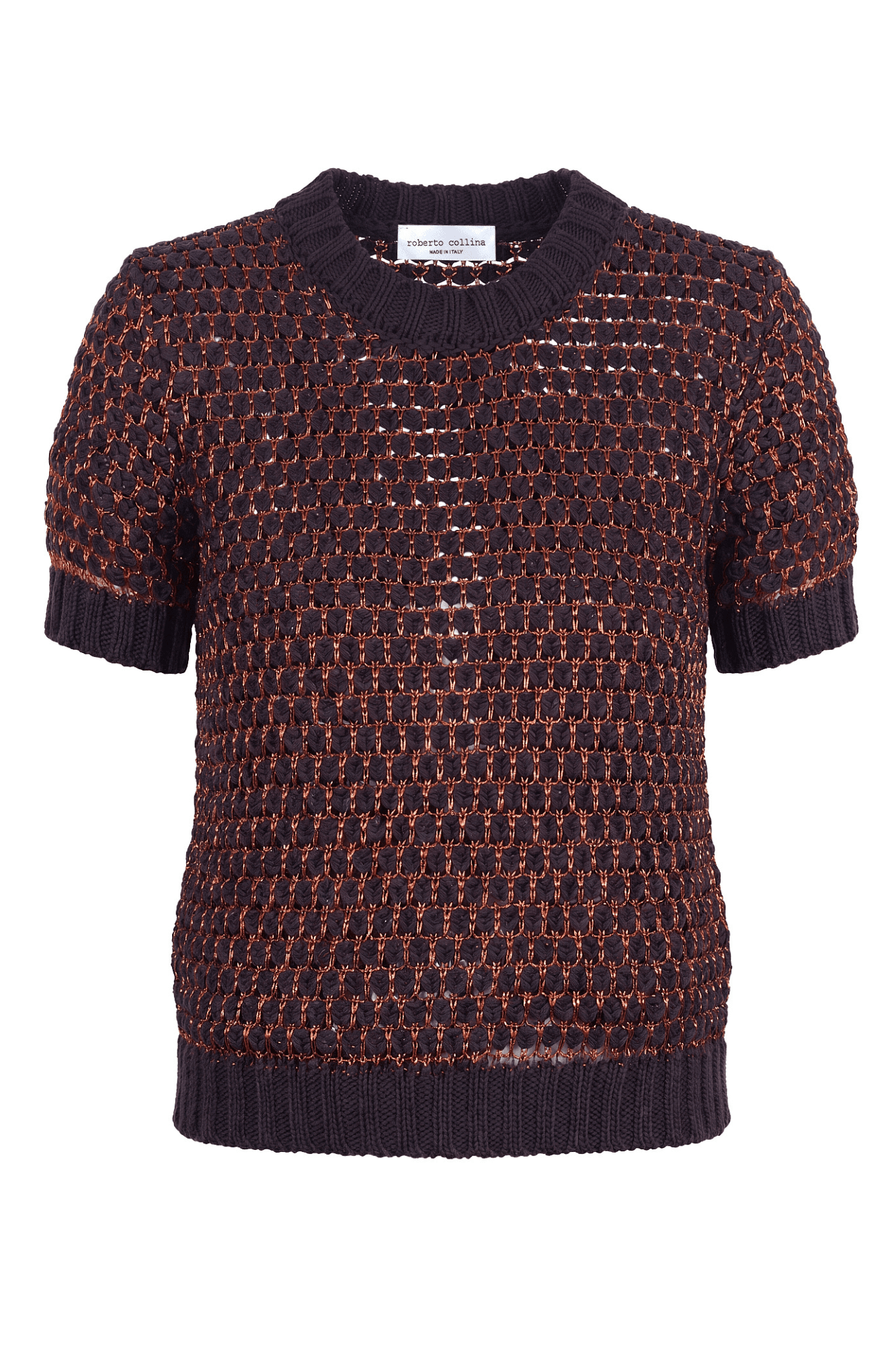 ROBERTO COLLINA Roberto Collina - T-shirt - 470392 - Moro/Tabacco - 7