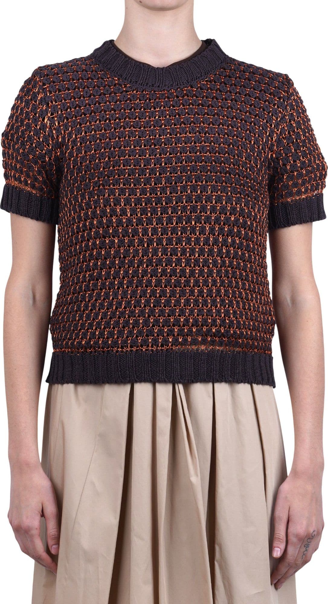 ROBERTO COLLINA Roberto Collina - T-shirt - 470392 - Moro/Tabacco - 3