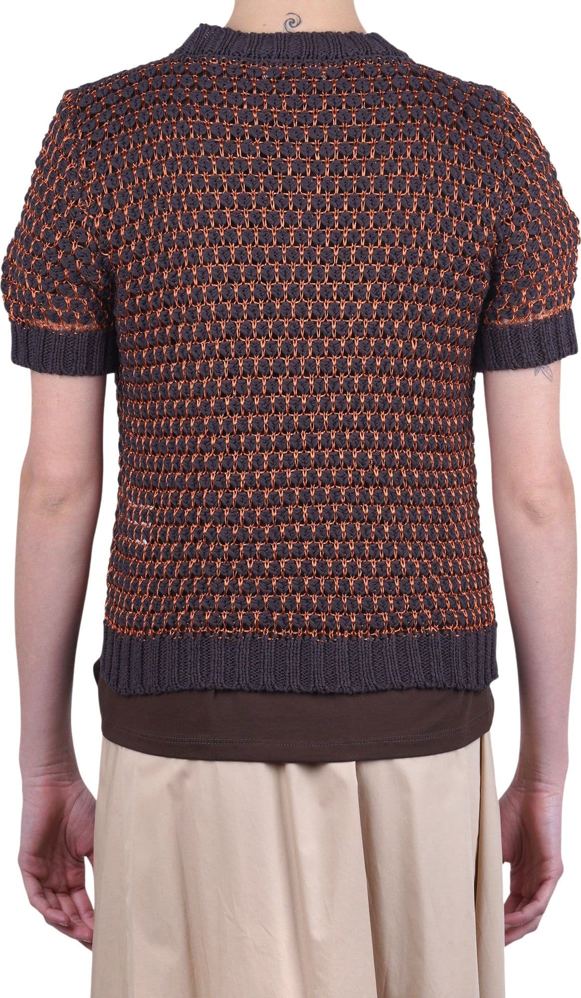 ROBERTO COLLINA Roberto Collina - T-shirt - 470392 - Moro/Tabacco - 5