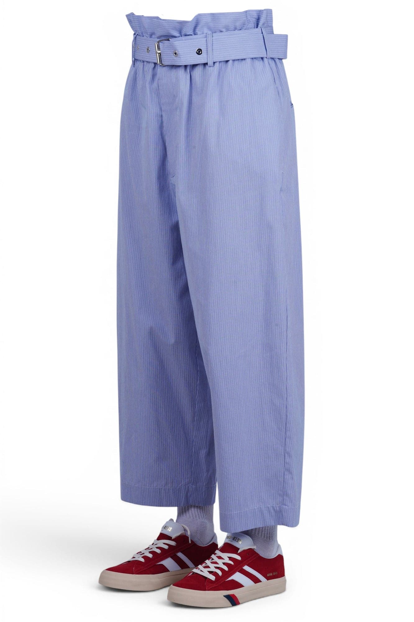 SOLOTRE Solotre - Pantalone - 470676 - Bianco/Azzurro - 4