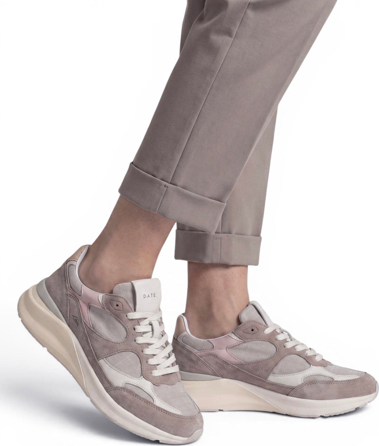 D.A.T.E. DATE - Sneakers - 470671 - Rosa/Tortora - 6