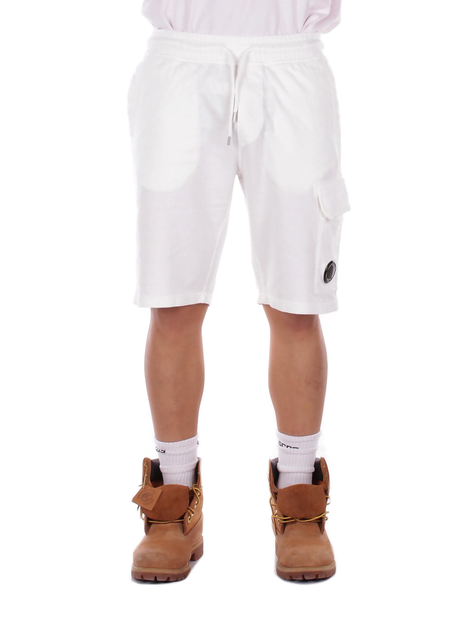 CP COMPANY  Pantaloncini Gauze white - 7