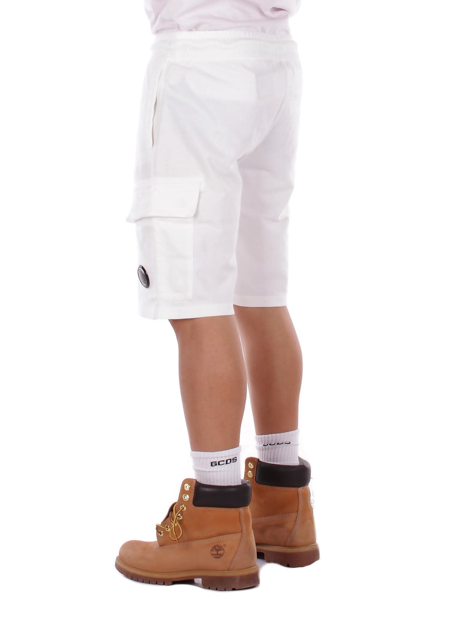 CP COMPANY  Pantaloncini Gauze white - 3
