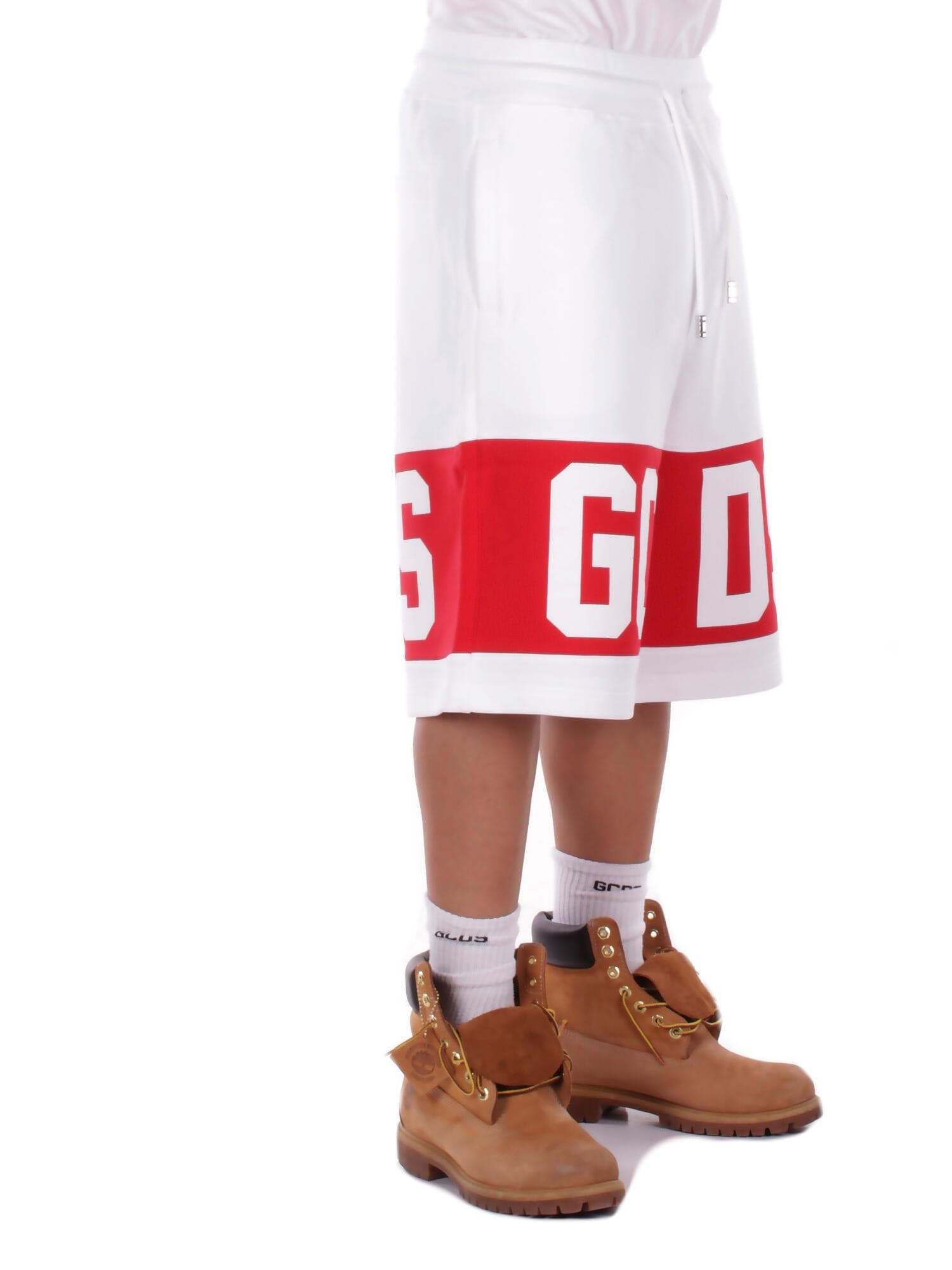 GCDS  Pantaloncini White red - 6