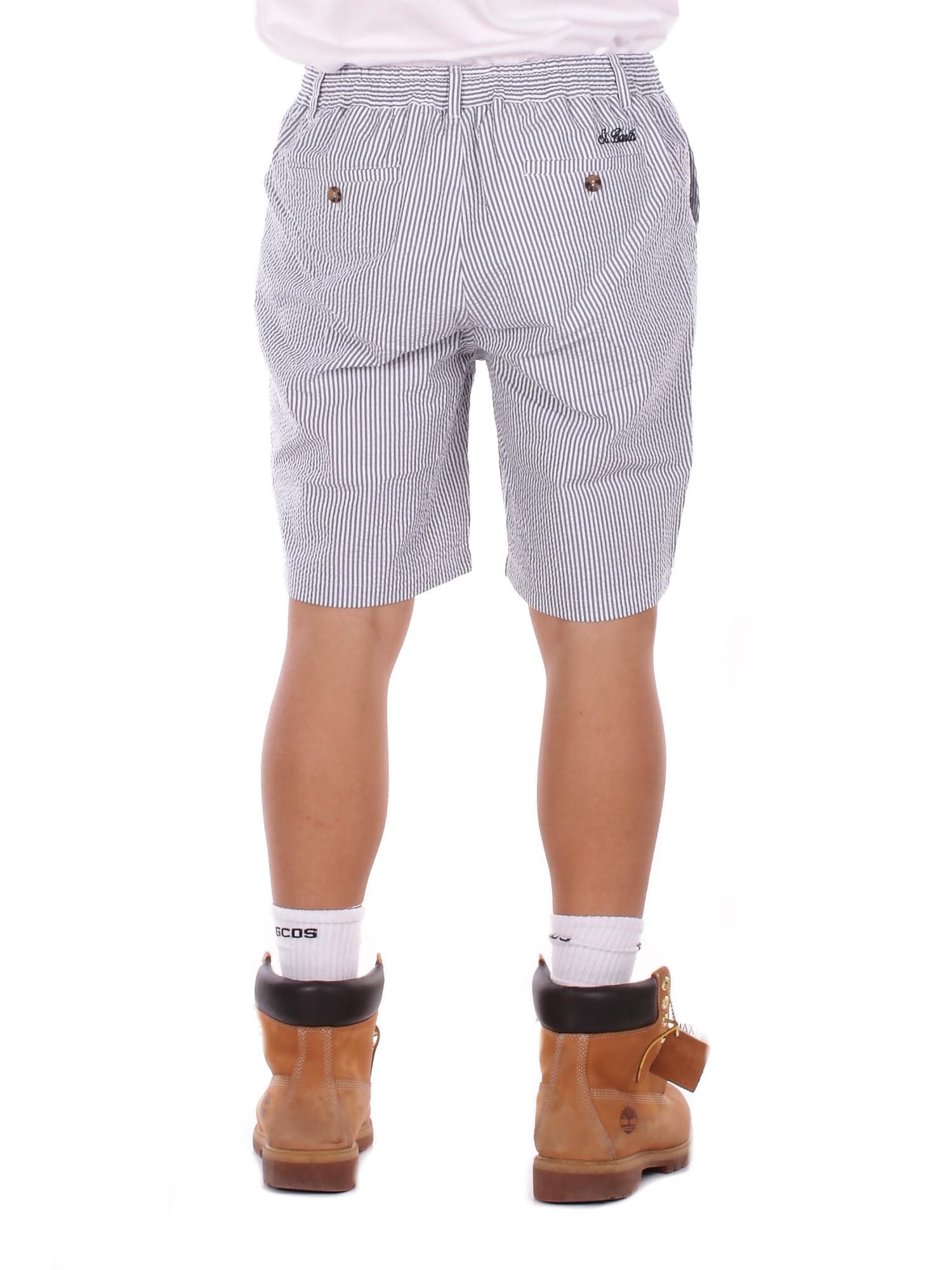 Saint Barth  Pantaloncini Bianco grigio - 4