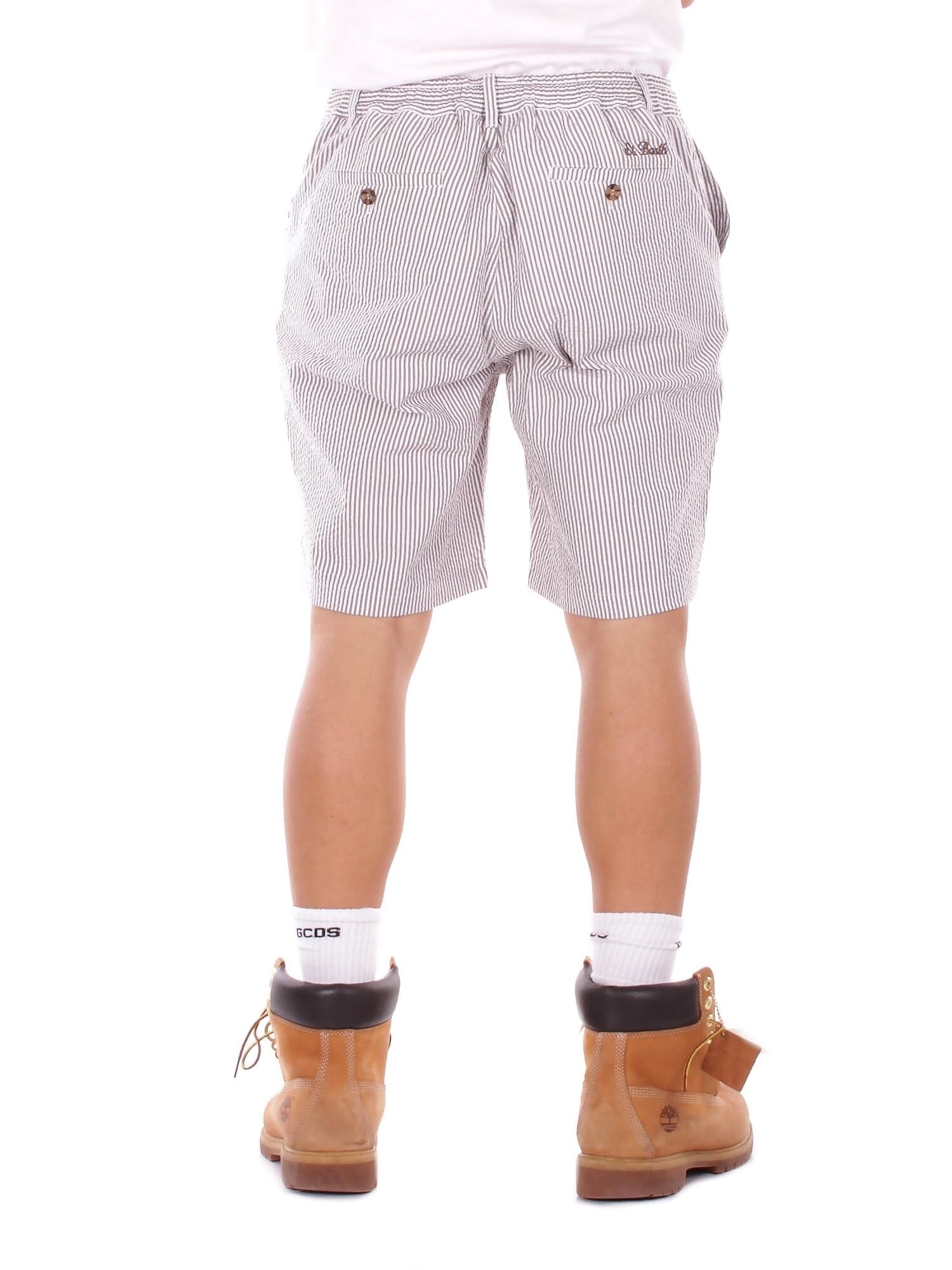 Saint Barth  Pantaloncini Beige bianco - 4