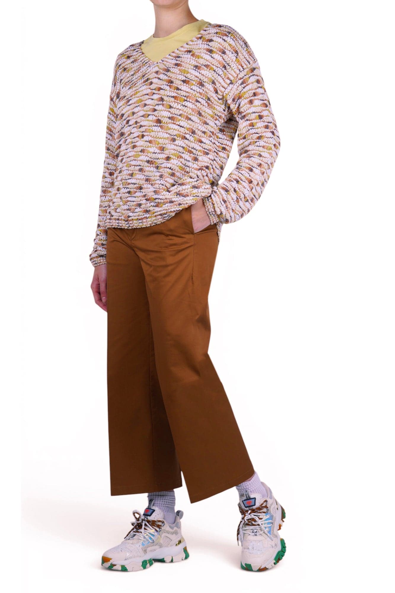 LA FEMME BLANCHE La Femme Blanche - Maglia - 471551 - Fantasia Beige - 2