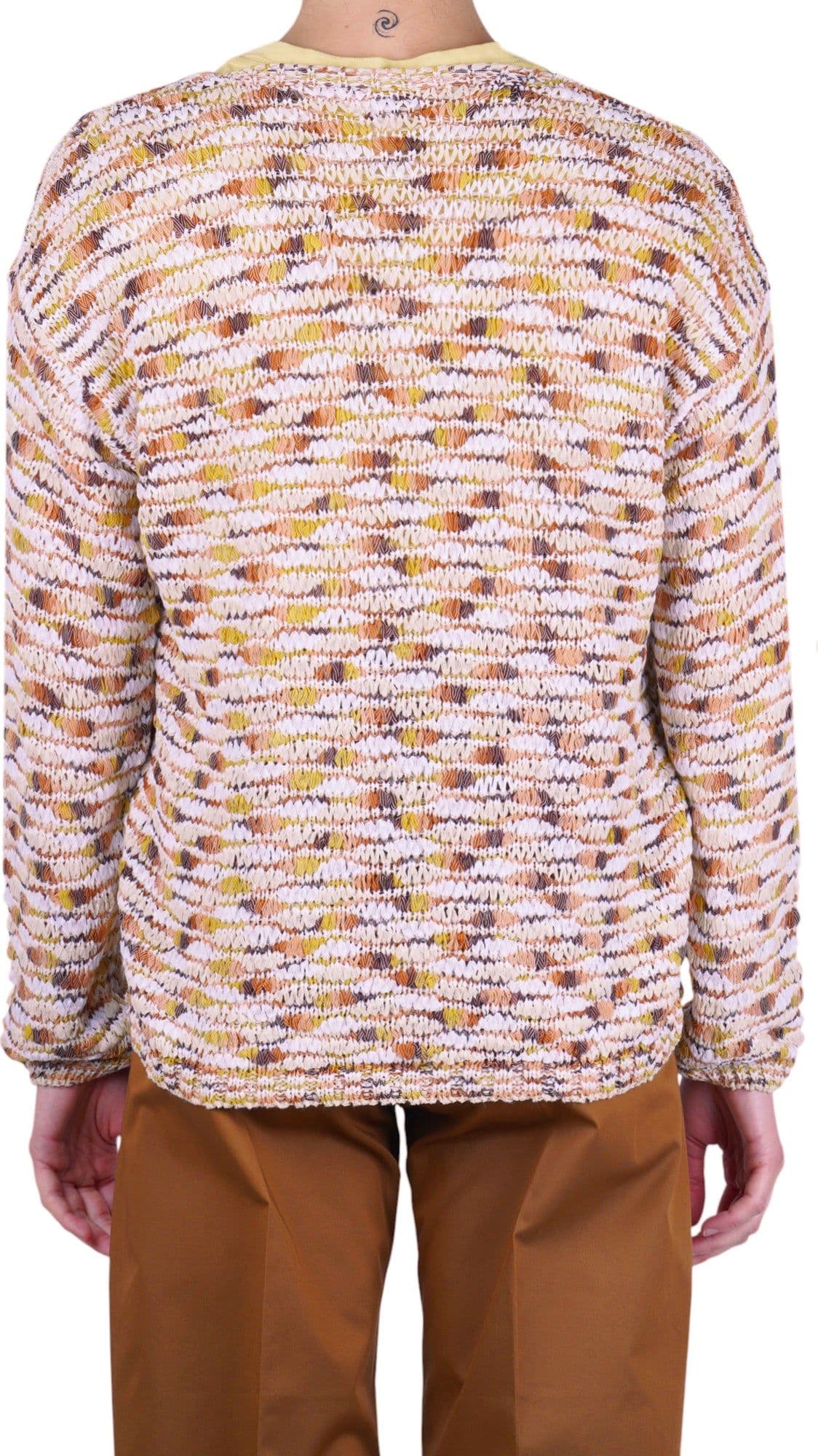LA FEMME BLANCHE La Femme Blanche - Maglia - 471551 - Fantasia Beige - 5