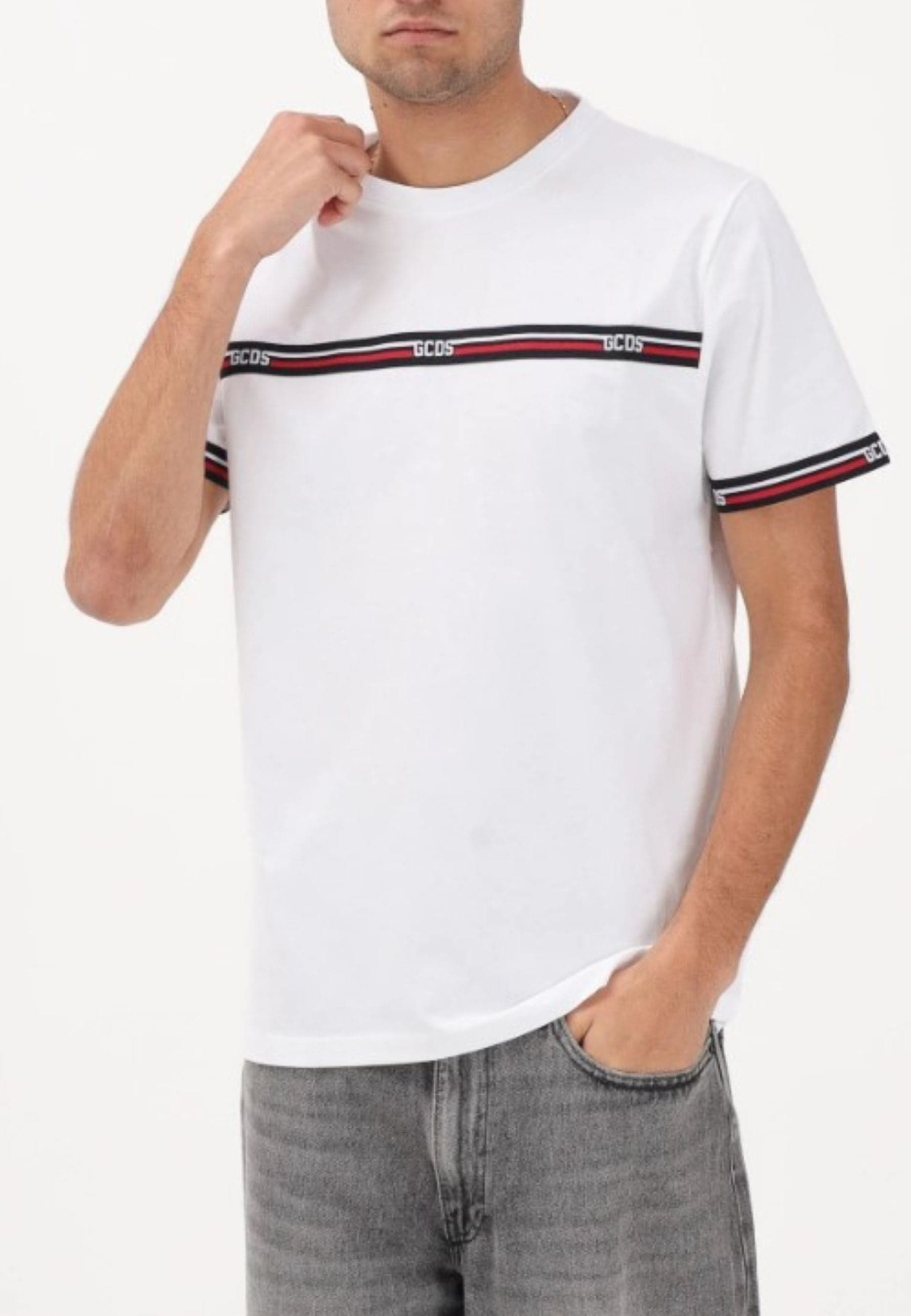 GCDS  T-SHIRT LOGO TAPE SS T-SHIRT - 3