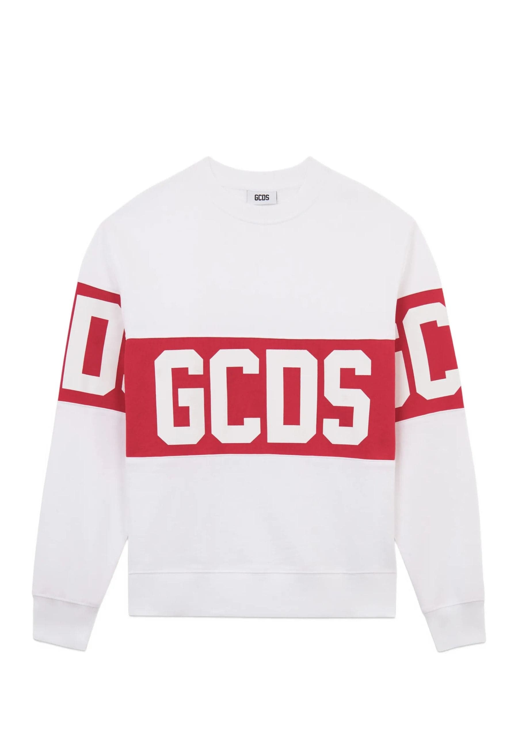 GCDS  FELPA BAND LOGO CREW - 5