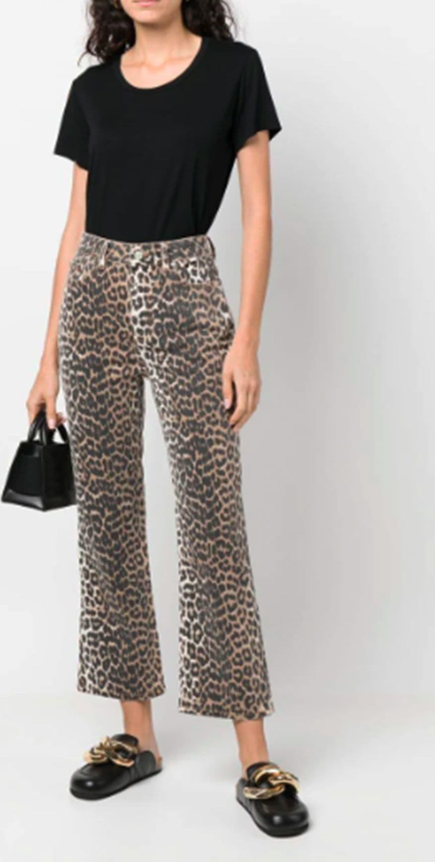 GANNI  Jeans Leopardato - 10