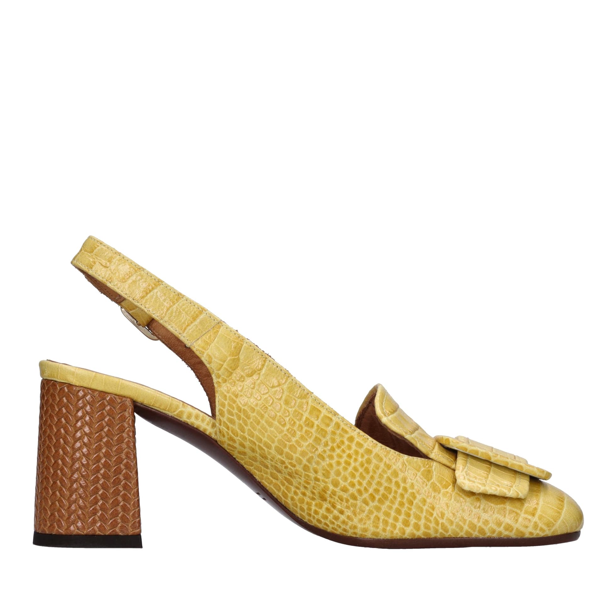 Chie Mihara  Scarpe con Tacco Giallo - 3