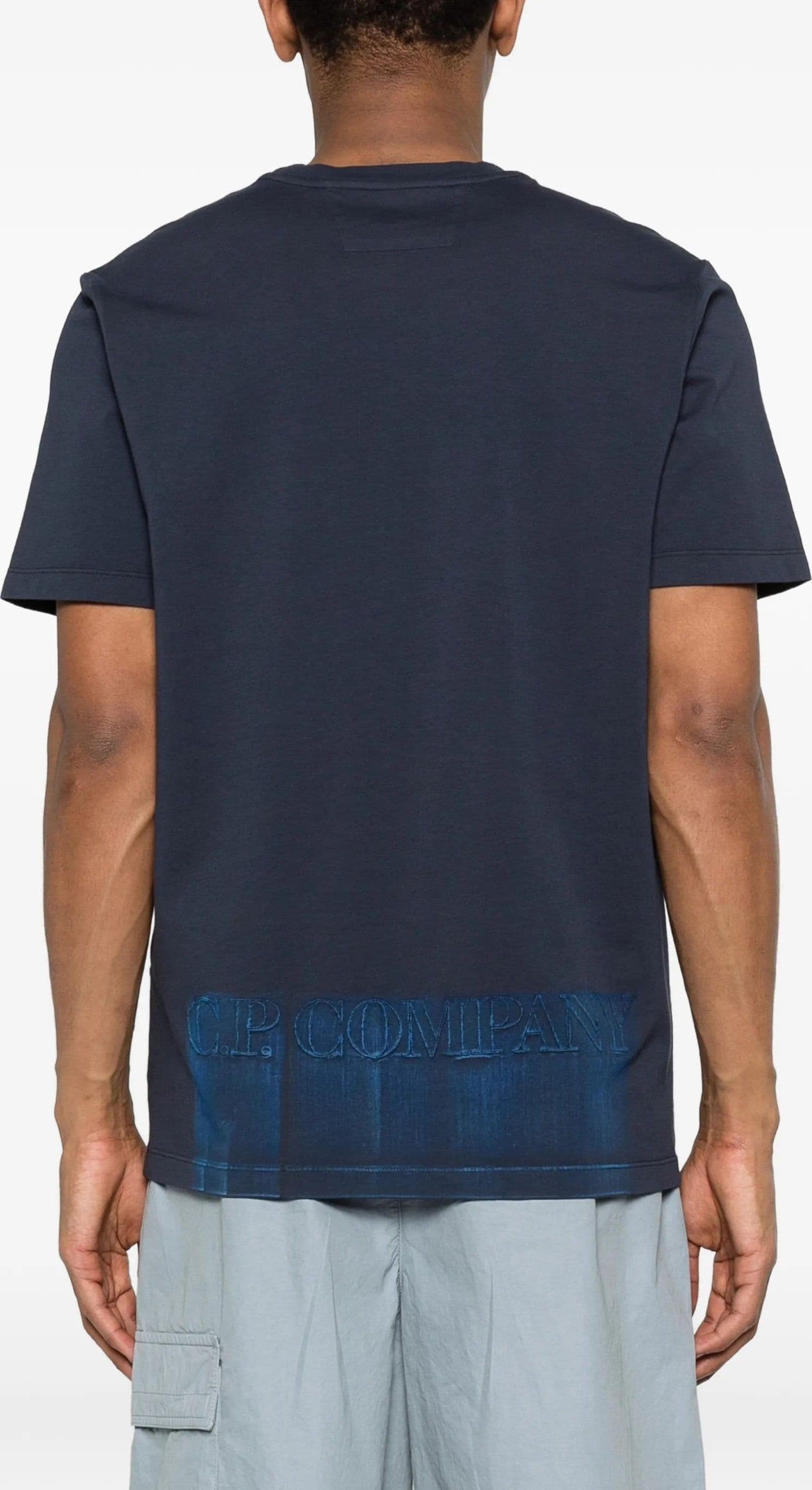 C.P. Company  - T-Shirt C.P Blu da Uomo - 3