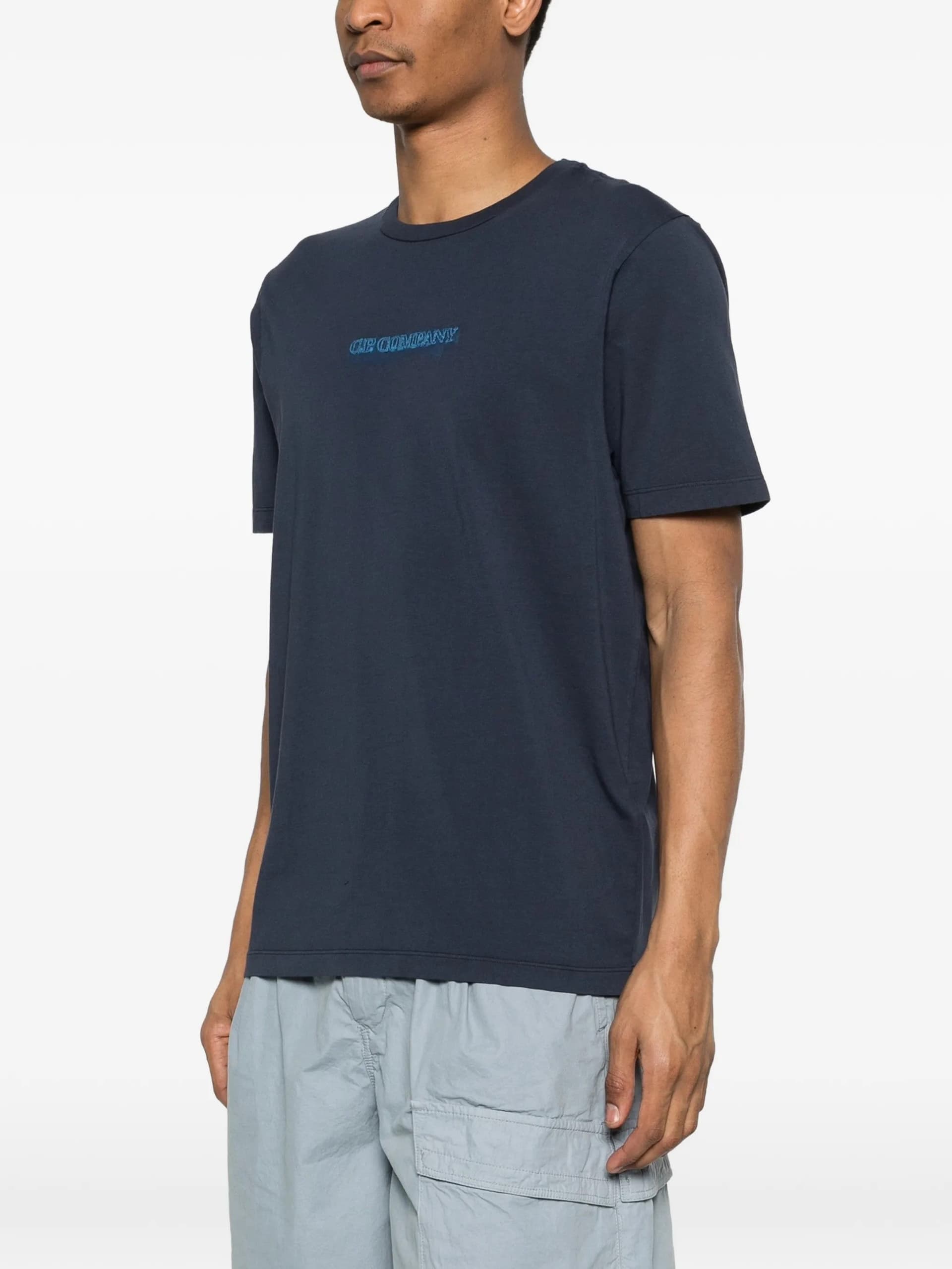 C.P. Company  - T-Shirt C.P Blu da Uomo - 4