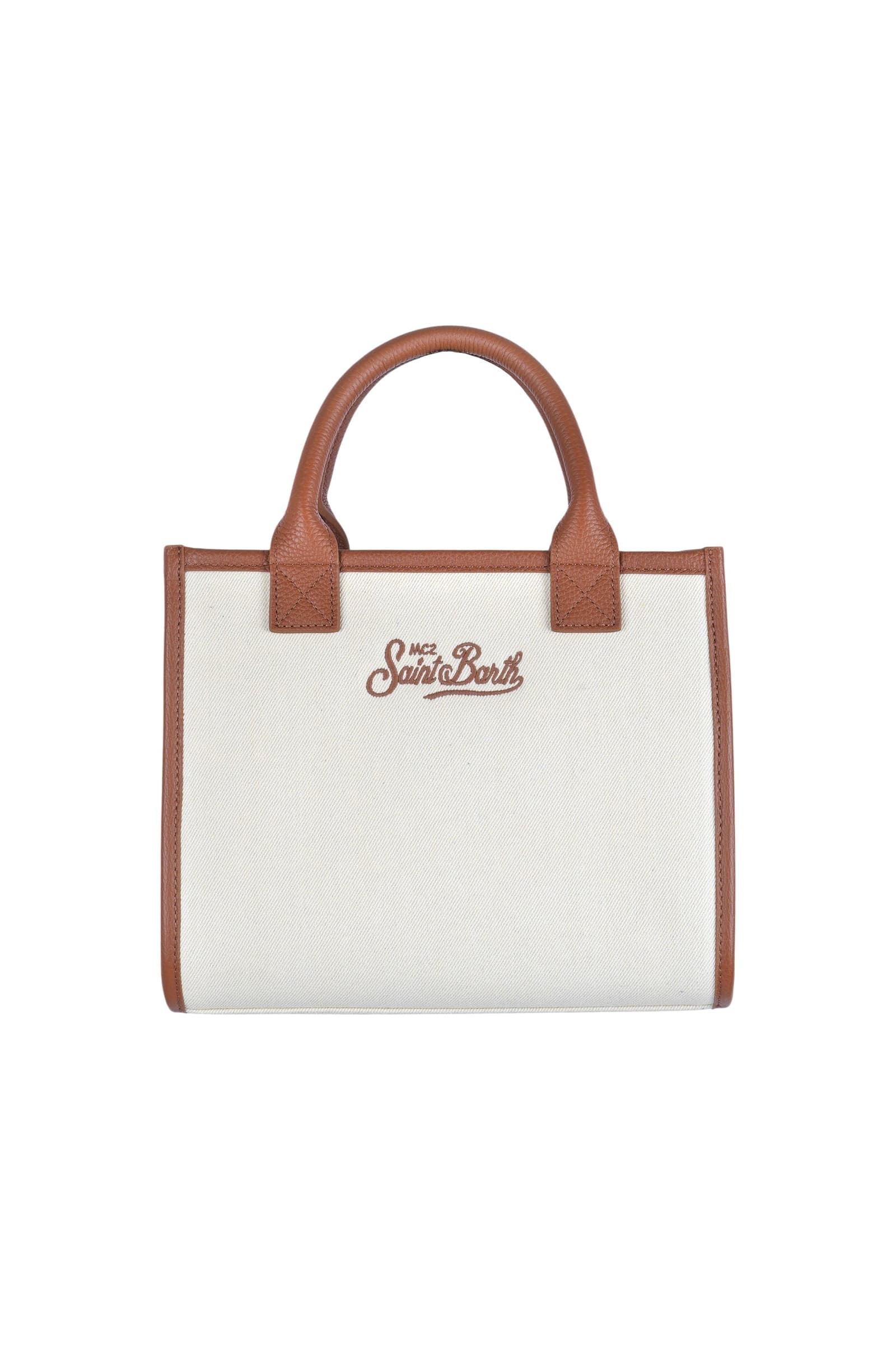 MC2 SAINT BARTH MC2 Saint Barth - Borsa media - 470962 - Crema - 4