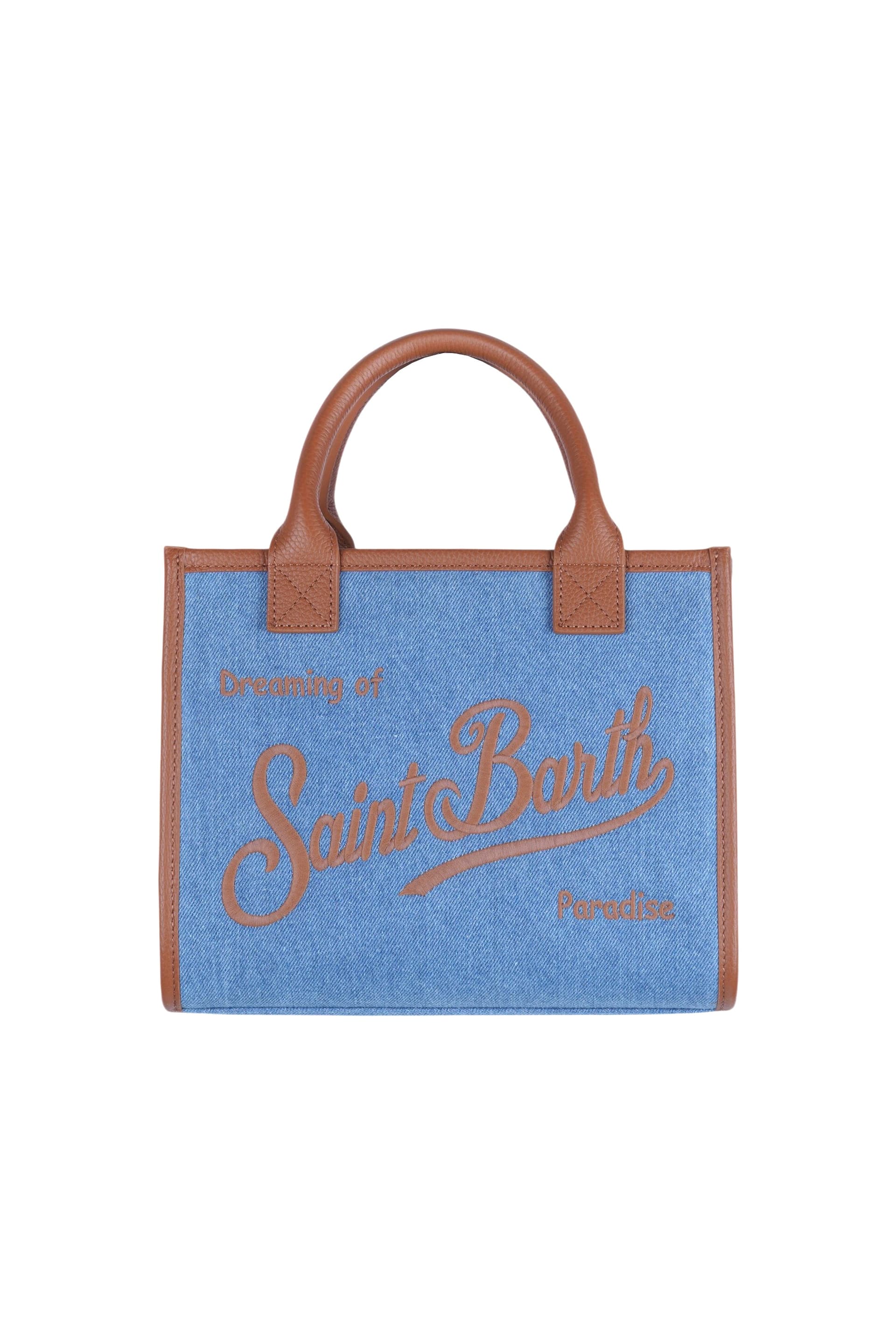 MC2 SAINT BARTH MC2 Saint Barth - Borsa media - 470962 - Denim - 7
