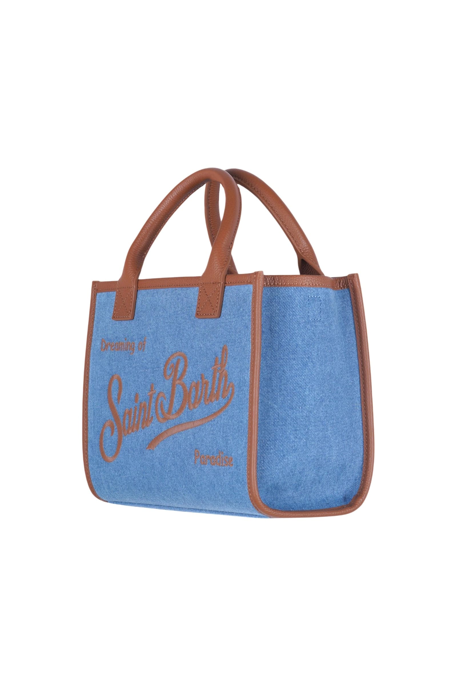 MC2 SAINT BARTH MC2 Saint Barth - Borsa media - 470962 - Denim - 3
