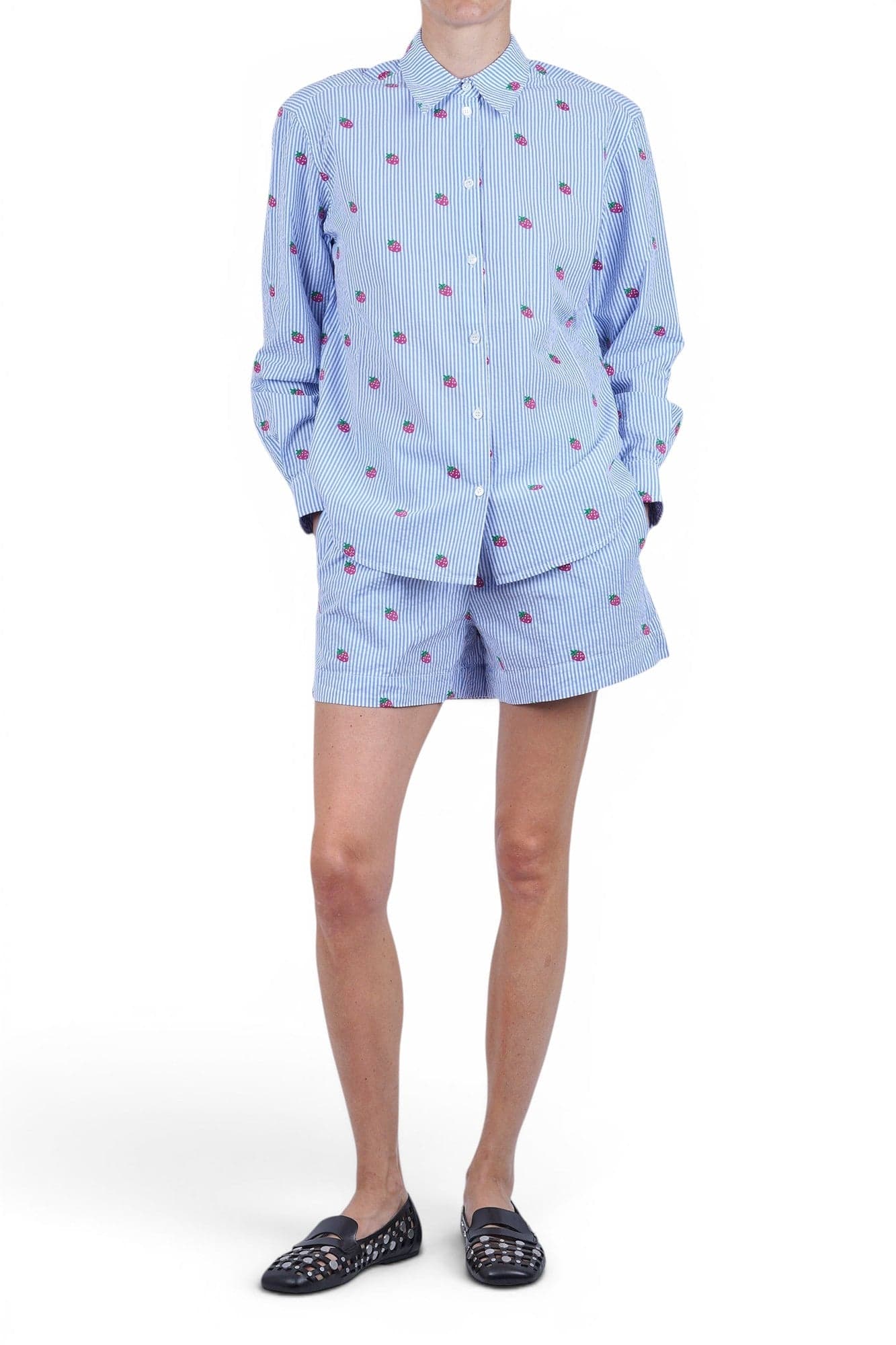 MC2 SAINT BARTH MC2 Saint Barth - Camicia - 470974 - Bianco/Blu - 2