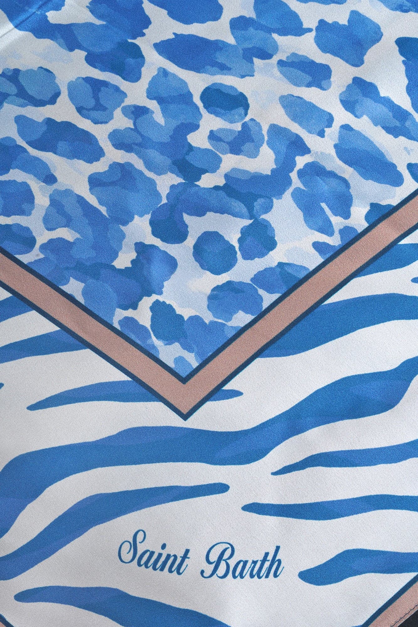 MC2 SAINT BARTH MC2 Saint Barth - Bandana - 470997 - Blu/Latte - 5