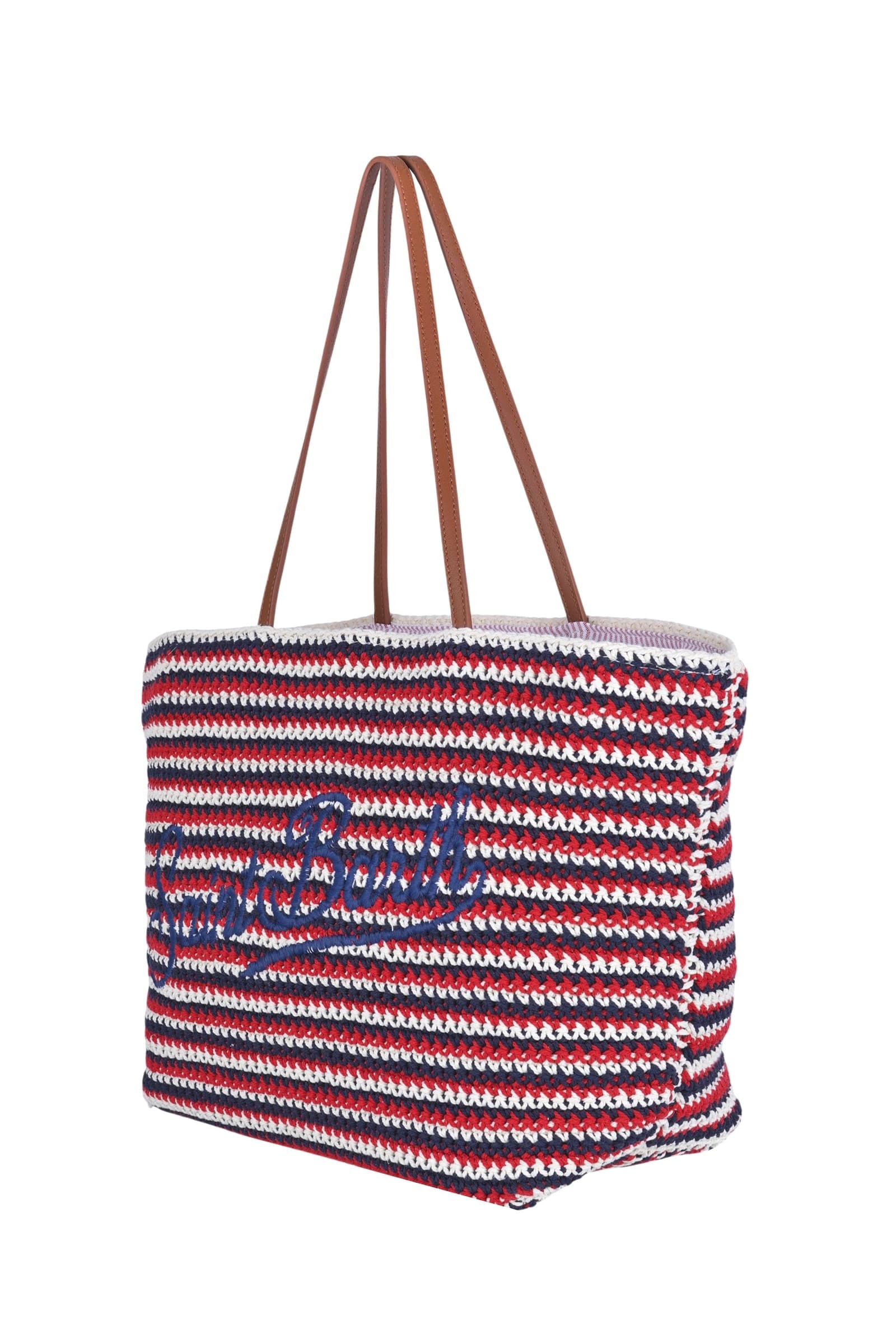 MC2 SAINT BARTH MC2 Saint Barth - Borsa media - 471005 - Blu/Rosso - 3