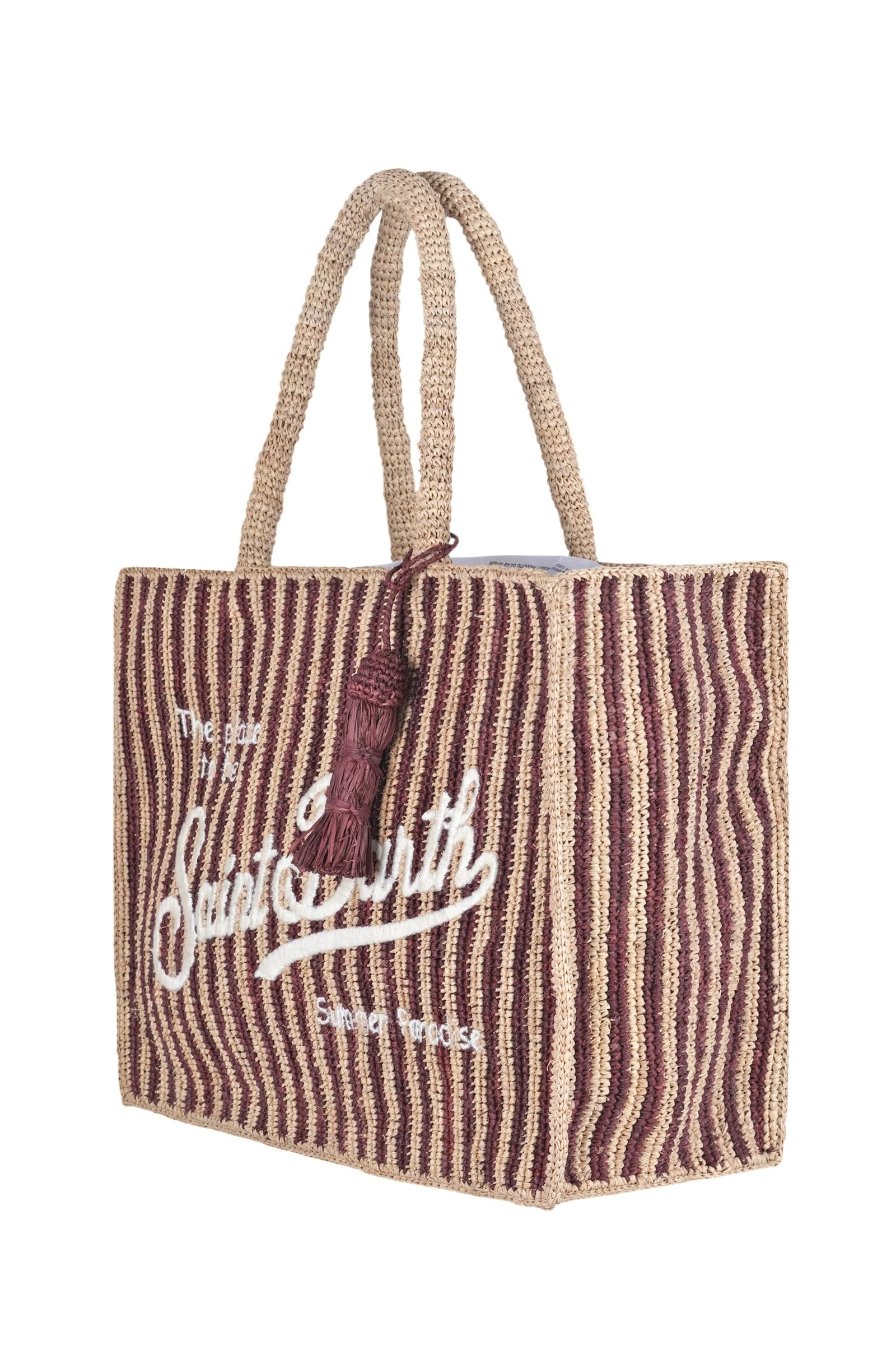 MC2 SAINT BARTH MC2 Saint Barth - Borsa grande - 471014 - Beige/Cioccolato - 3