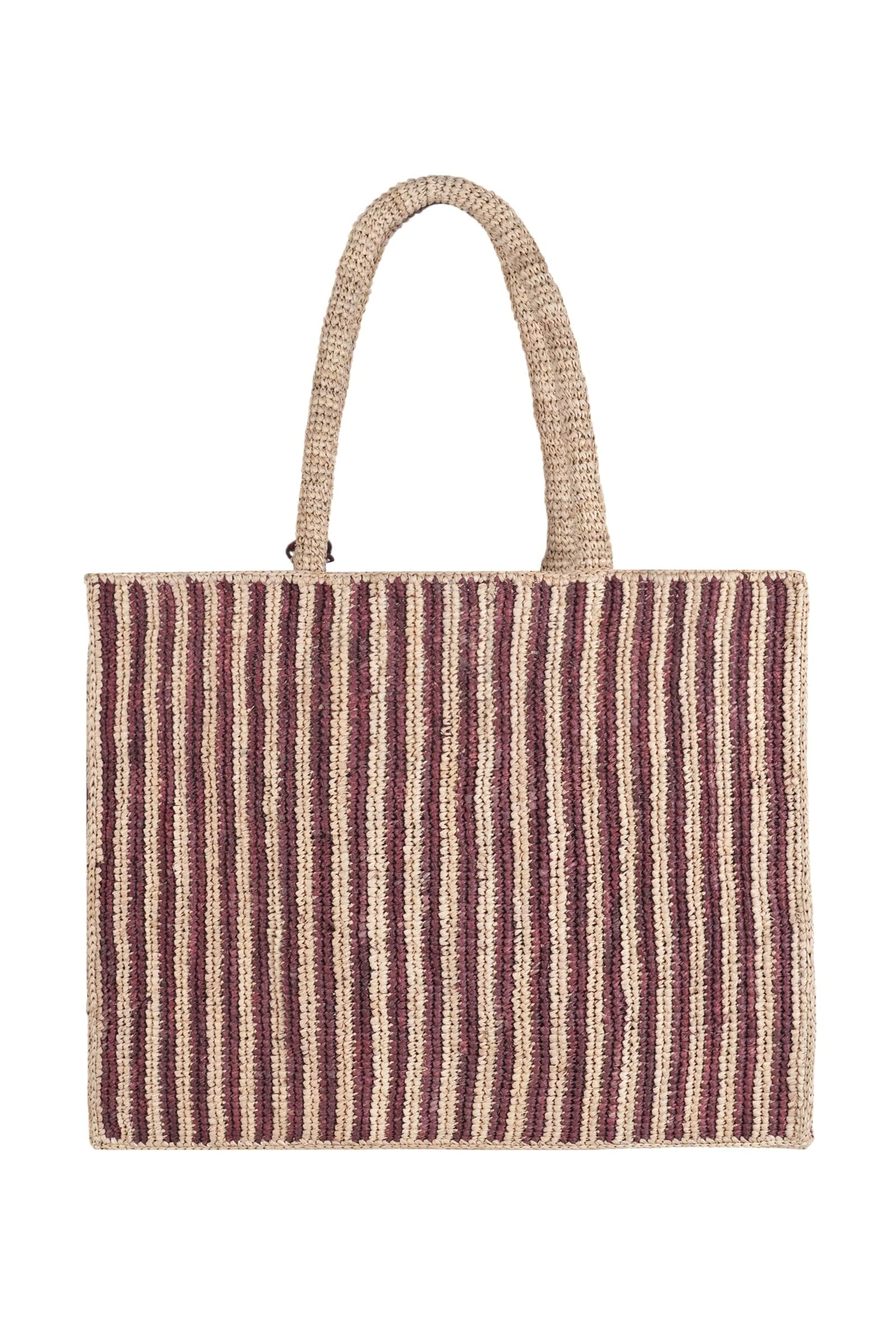 MC2 SAINT BARTH MC2 Saint Barth - Borsa grande - 471014 - Beige/Cioccolato - 4
