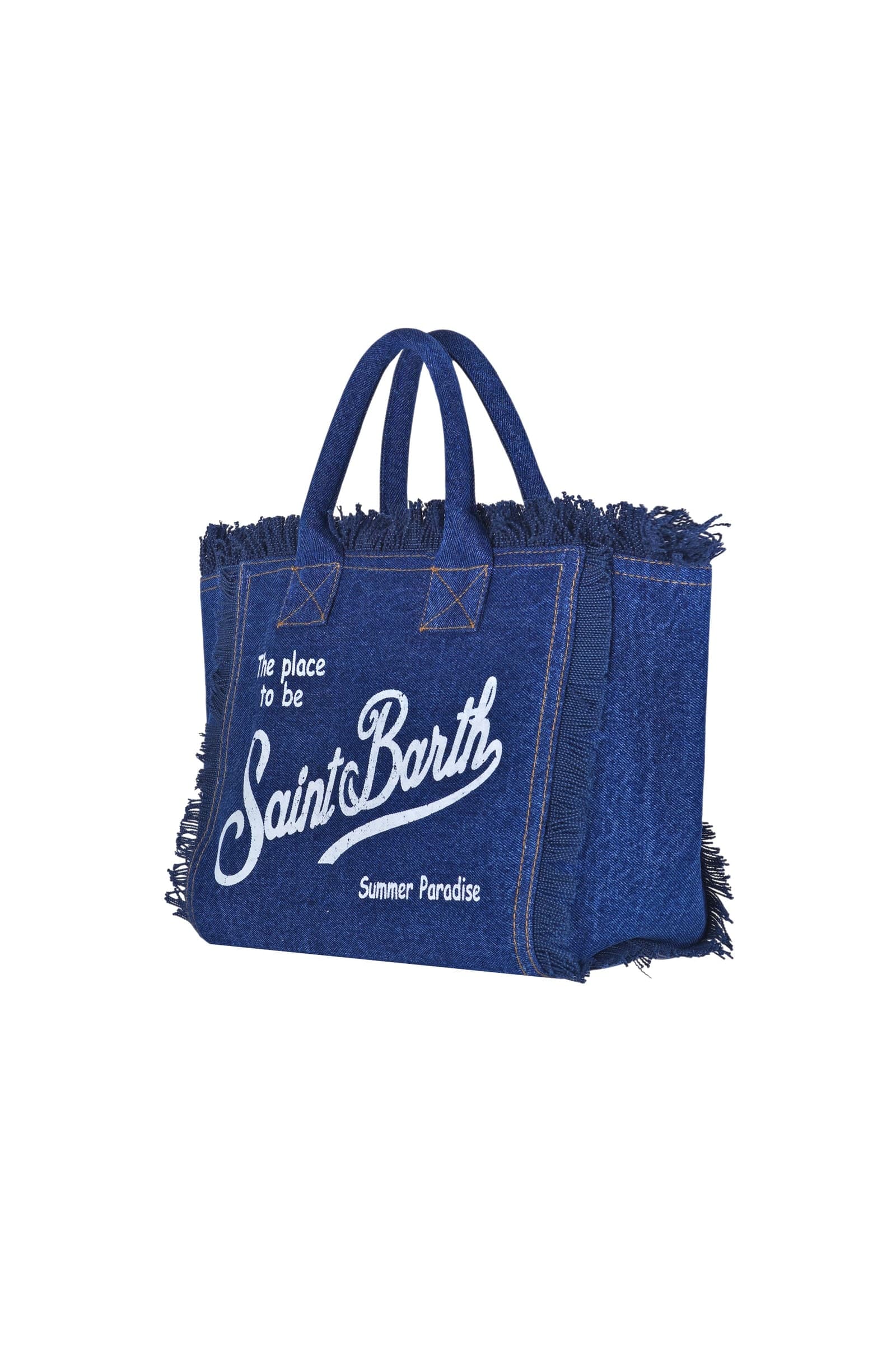 MC2 SAINT BARTH MC2 Saint Barth - Borsa media - 471043 - Denim - 3