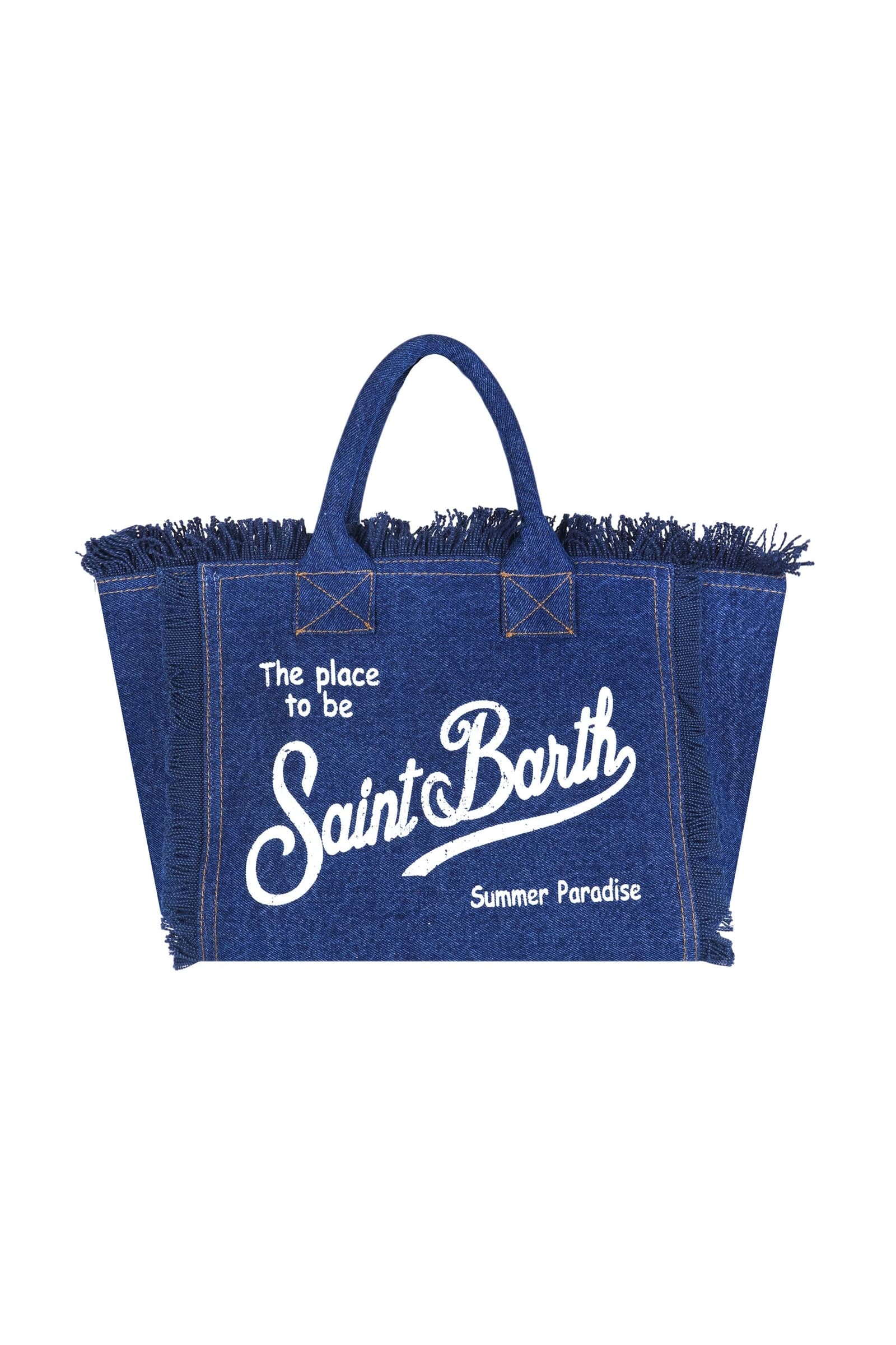MC2 SAINT BARTH MC2 Saint Barth - Borsa media - 471043 - Denim - 4