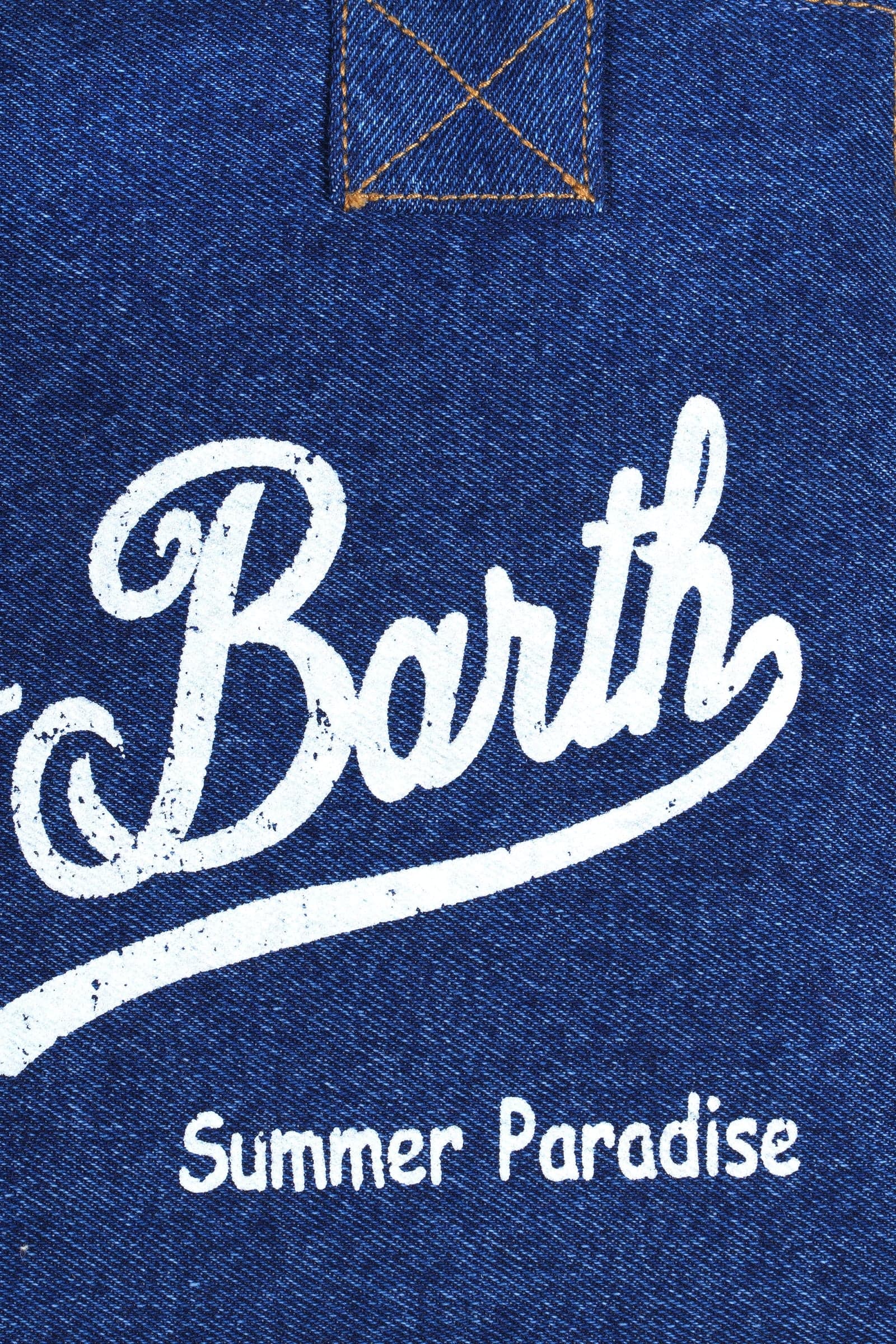 MC2 SAINT BARTH MC2 Saint Barth - Borsa media - 471043 - Denim - 5