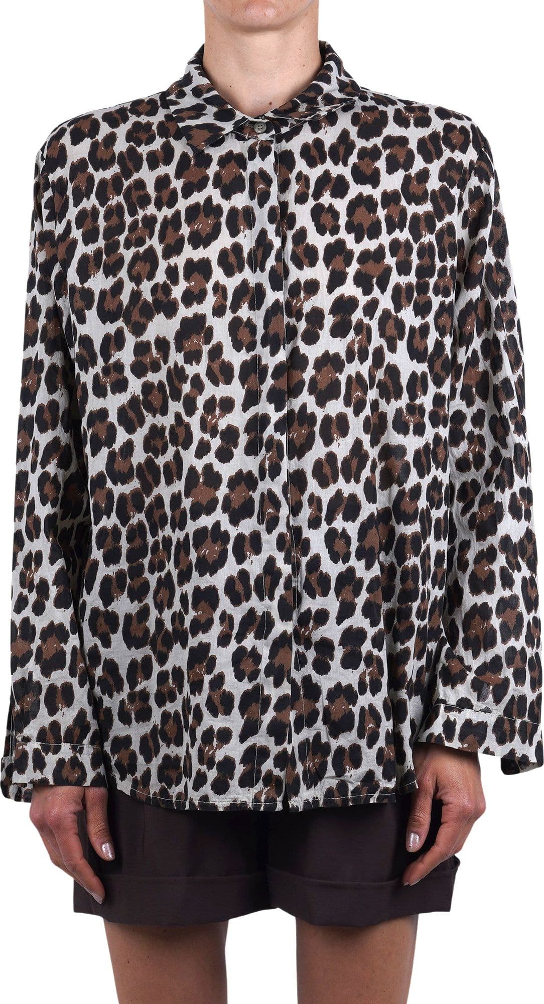 LA FEMME BLANCHE La Femme Blanche - Camicia - 471562 - Fantasia Marrone - 3
