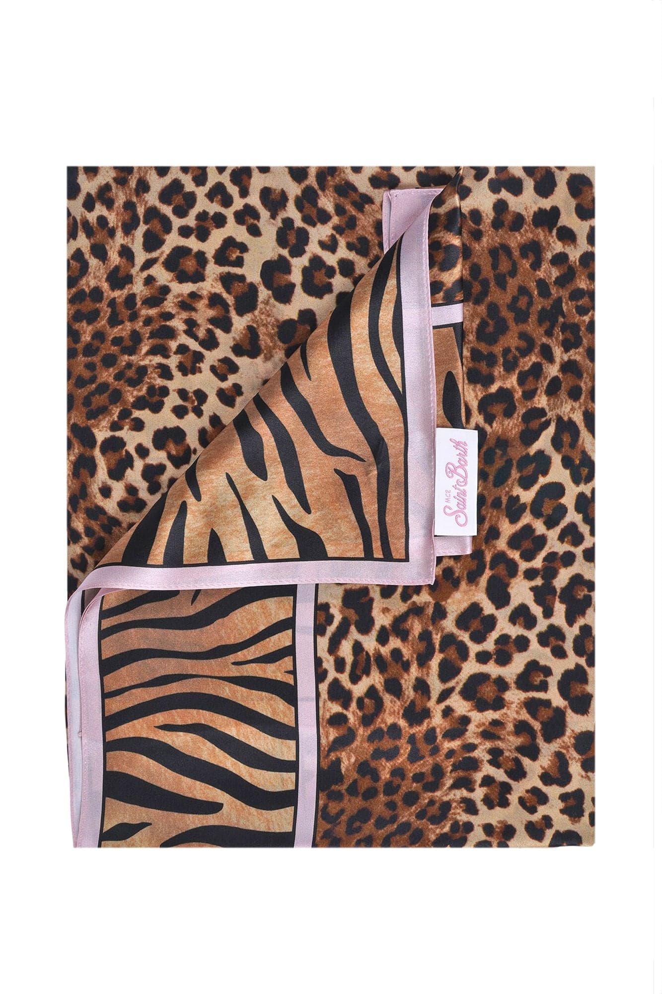 MC2 SAINT BARTH MC2 Saint Barth - Foulard - 470999 - Nero/Nocciola - 6