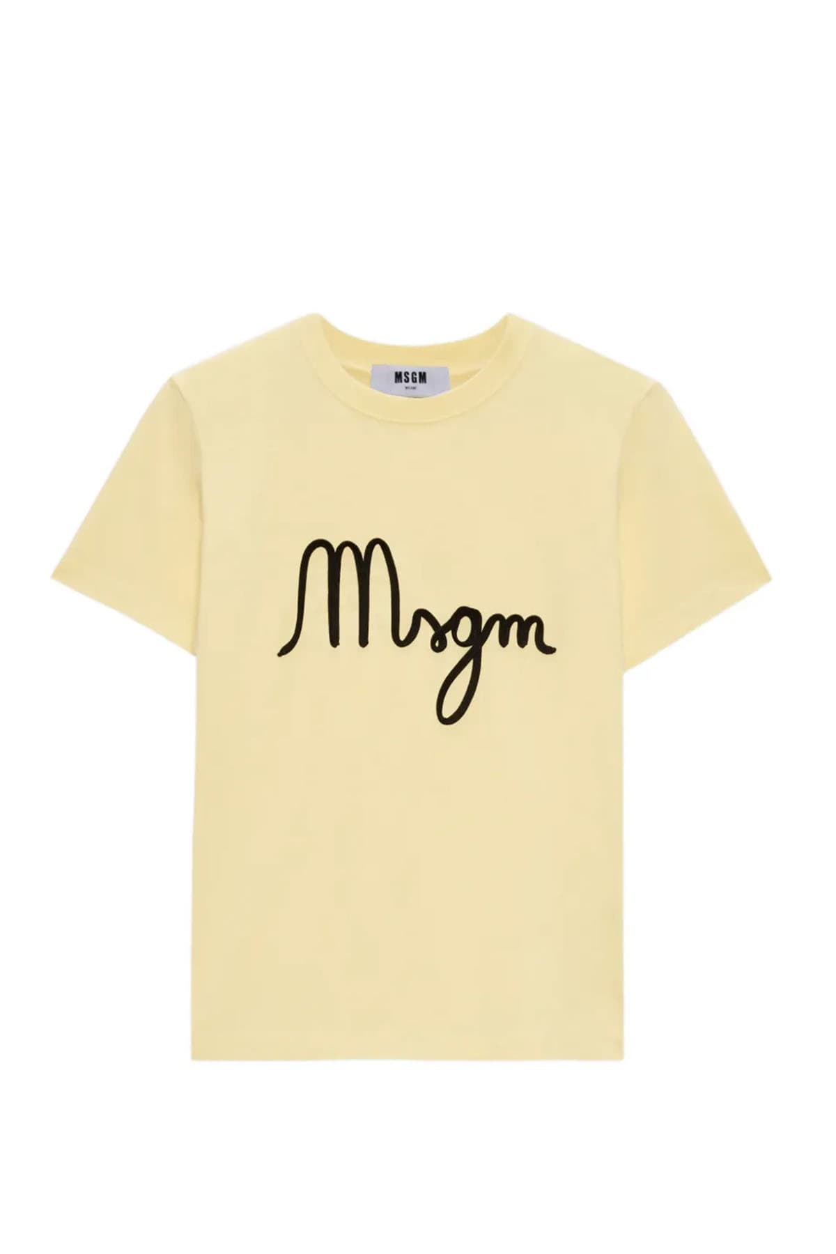 MSGM  T-shirt e Polo Black/yellow - 4