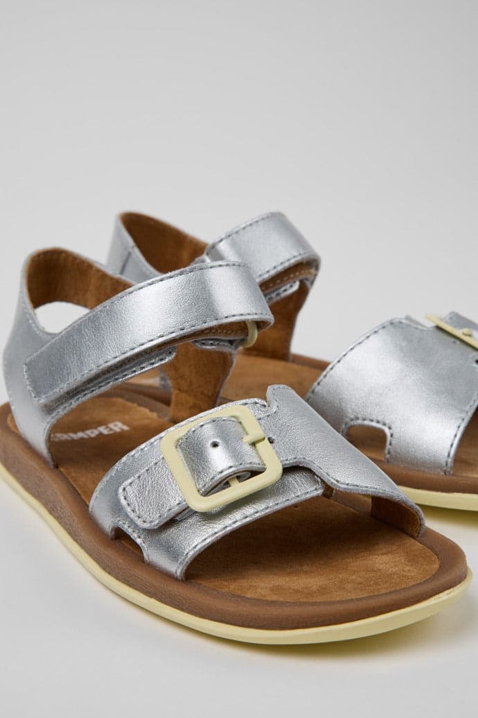 CAMPER KIDS Camper Kids - Sandali Argento da Bambino - 3